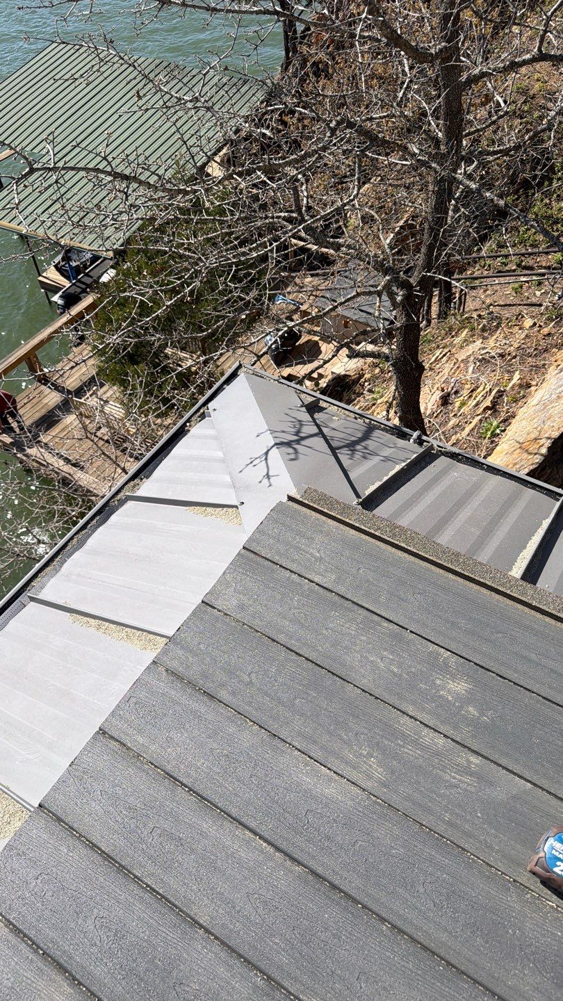 Duxxbak Deck on a Beautiful Private Lake  by BANA Roofing and Solar Supply