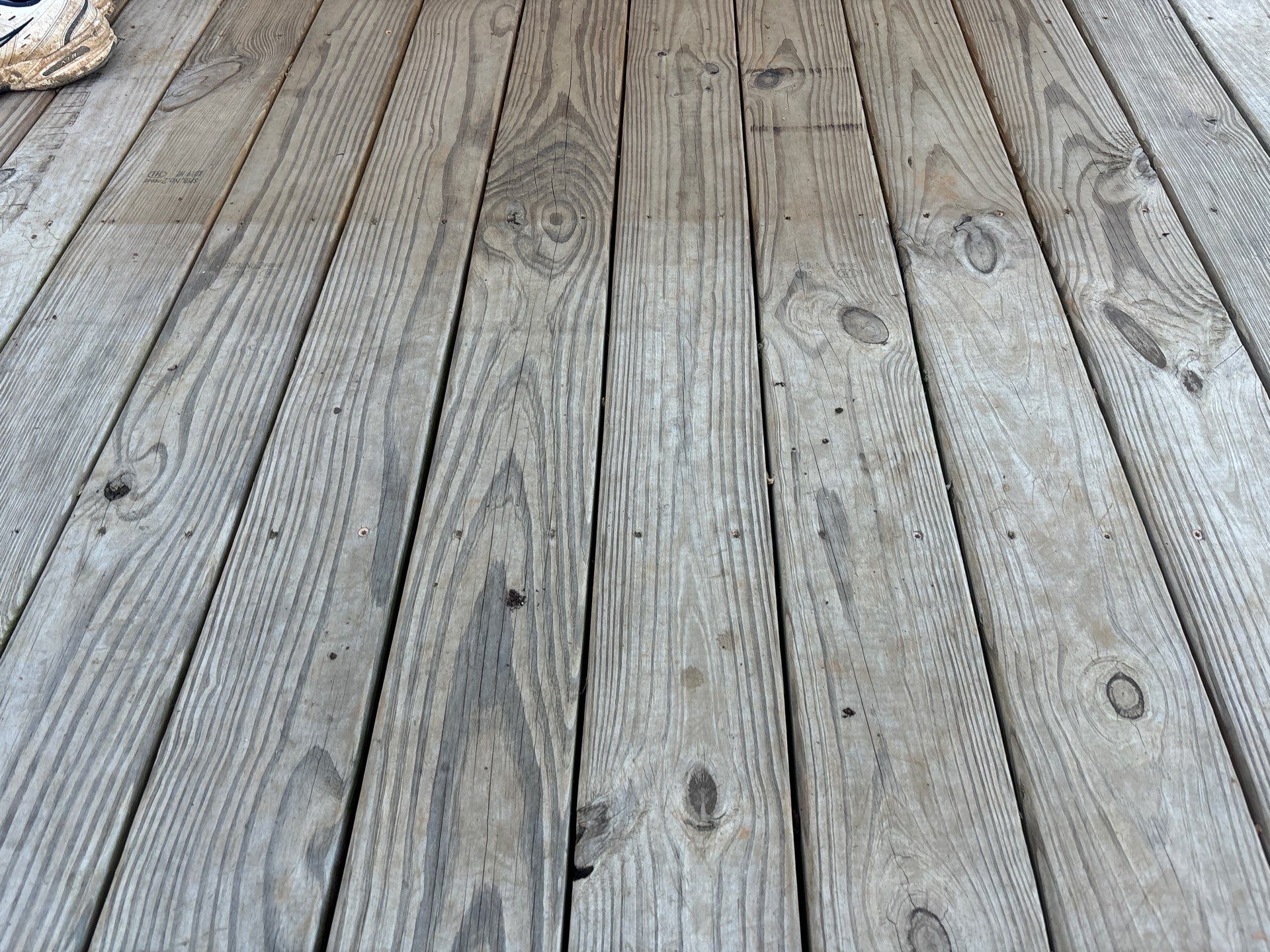 Weathered Deck using Wood Sealant by DuraSeal