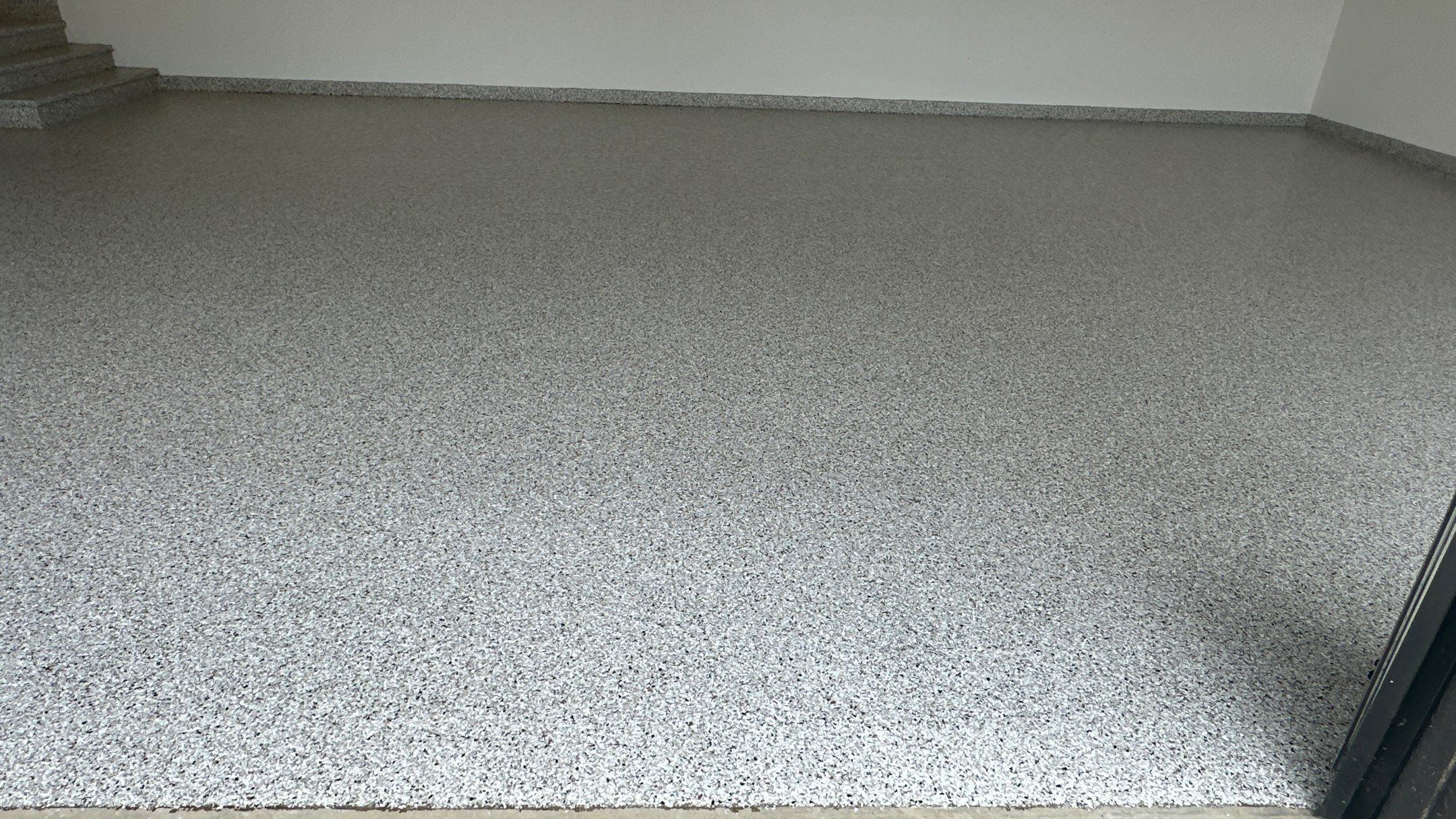 Check out the difference a floor can make  by Banner Garage