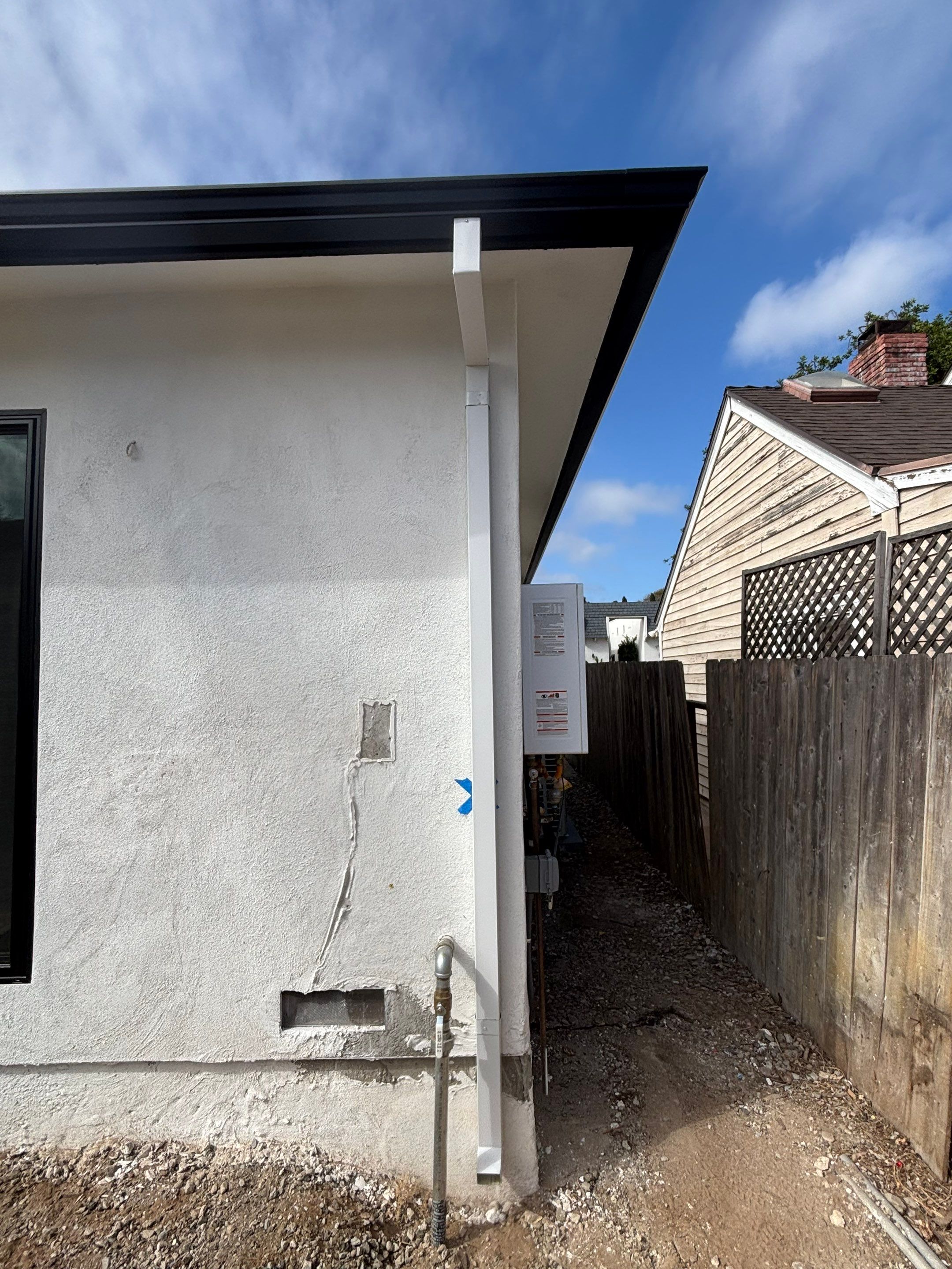 Rain Gutters Project in San Diego by Insulation Labs