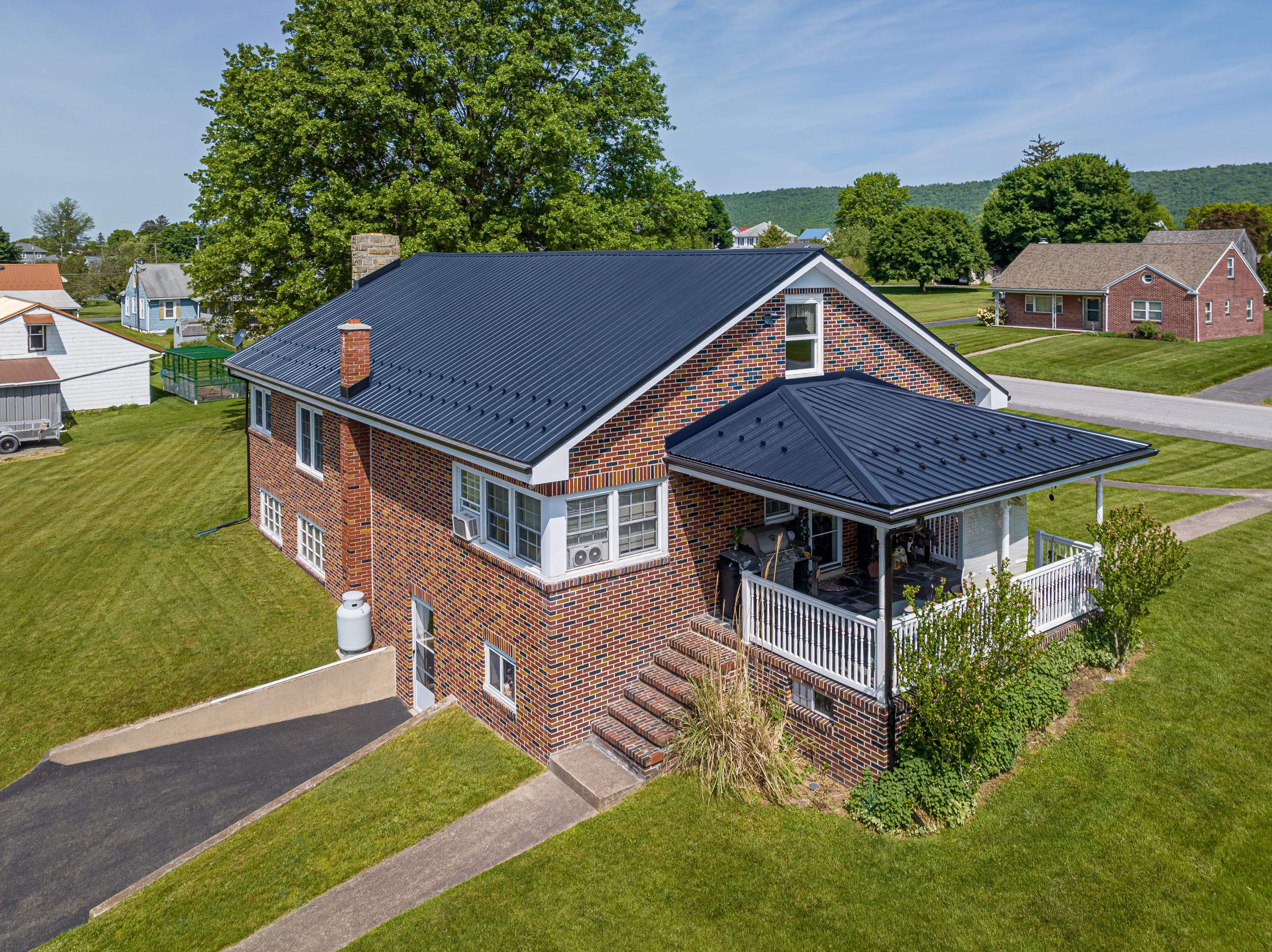 Metal Roof -Black by Esh Builders