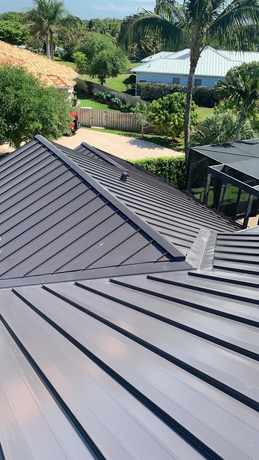 Metal Roof - Galvalume - Dark Bronze by Istueta Roofing