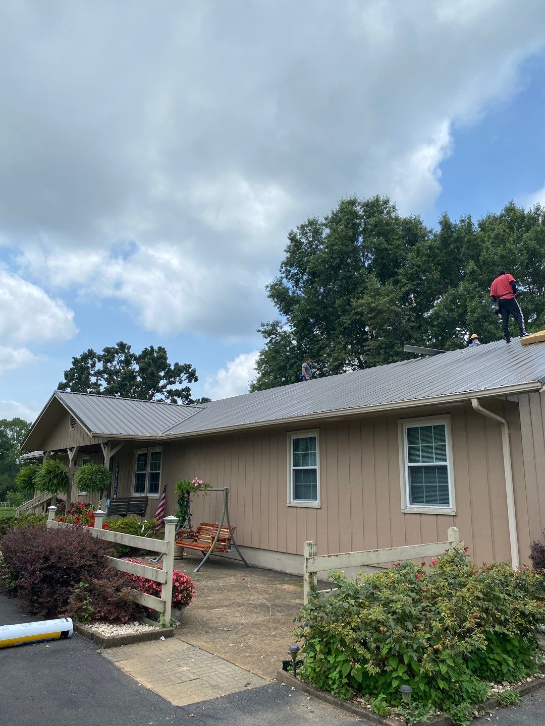 Residential Roof Remove and Replace using Low Rib Metal Roofing Panels by Bullard Roofing