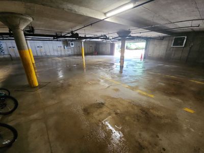 Parking garage cleaning