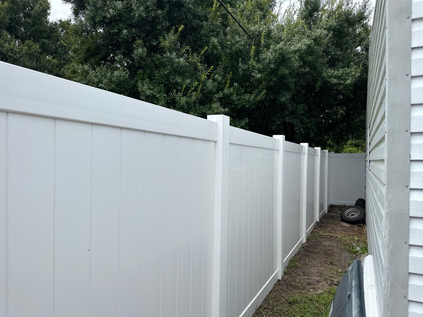 Vinyl Privacy Fence using 6Ft White Vinyl Privacy Fence by Asap fence and gates, LLC