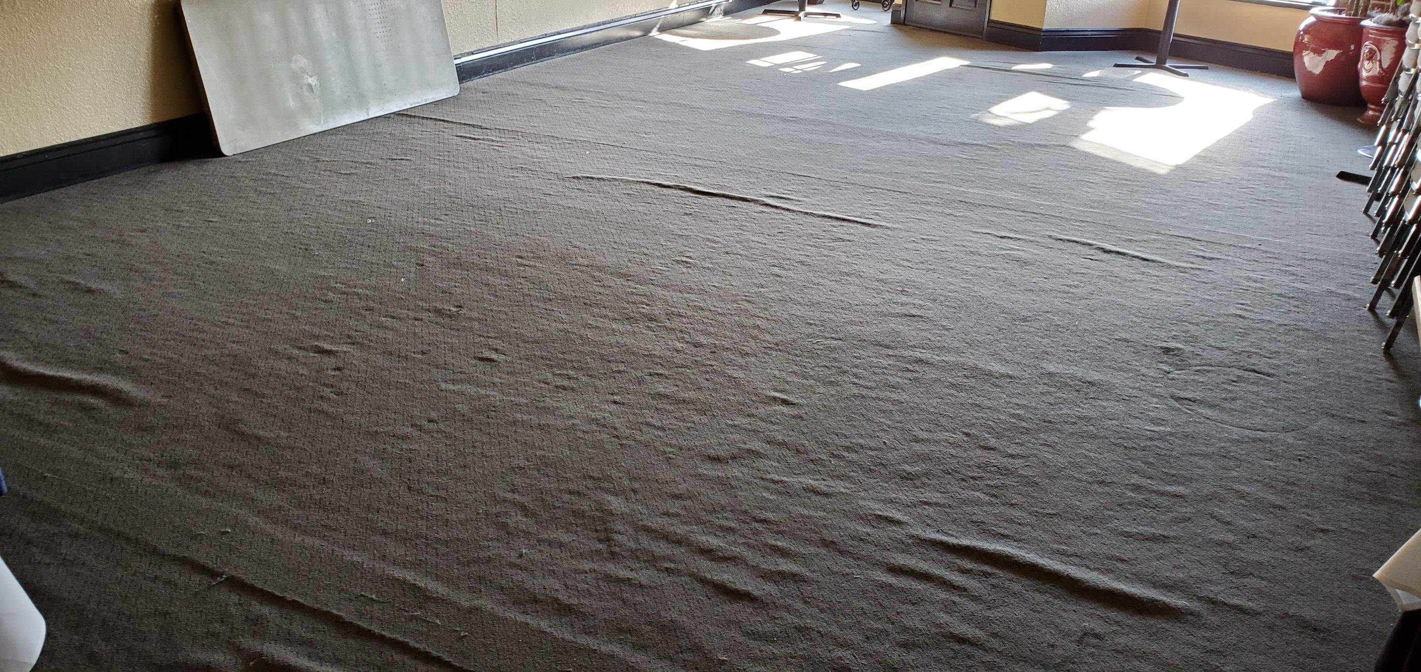 Restaurant, Buckled Carpet Re-stretch by Ardent Carpet Restore LLC