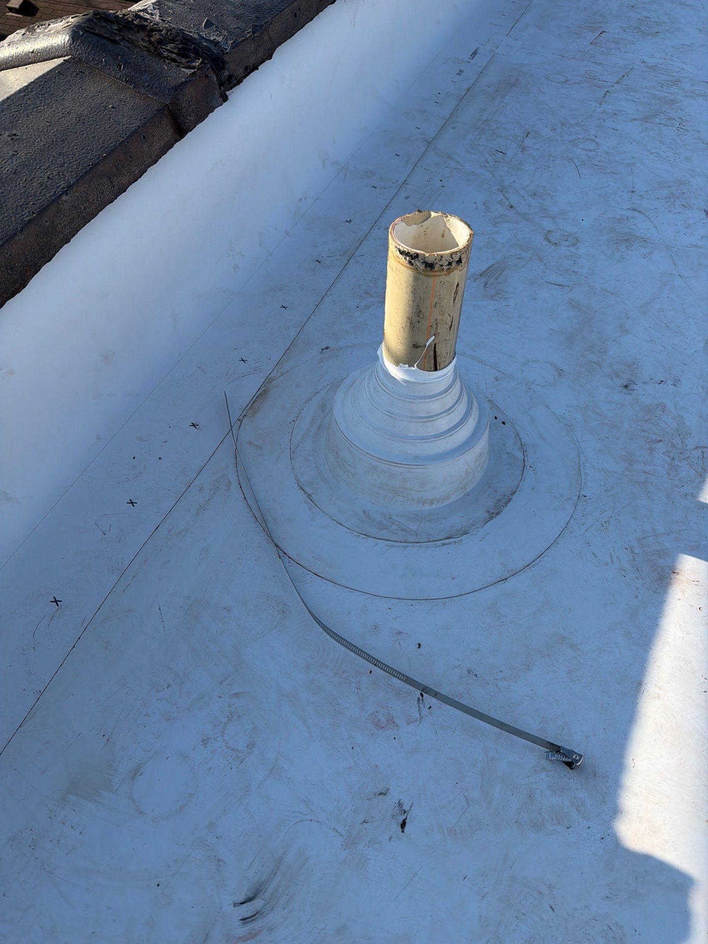 TPO Roof Repair/Replacement with Gutter Install in St. Louis, MO by Acute Roofing And Exteriors 