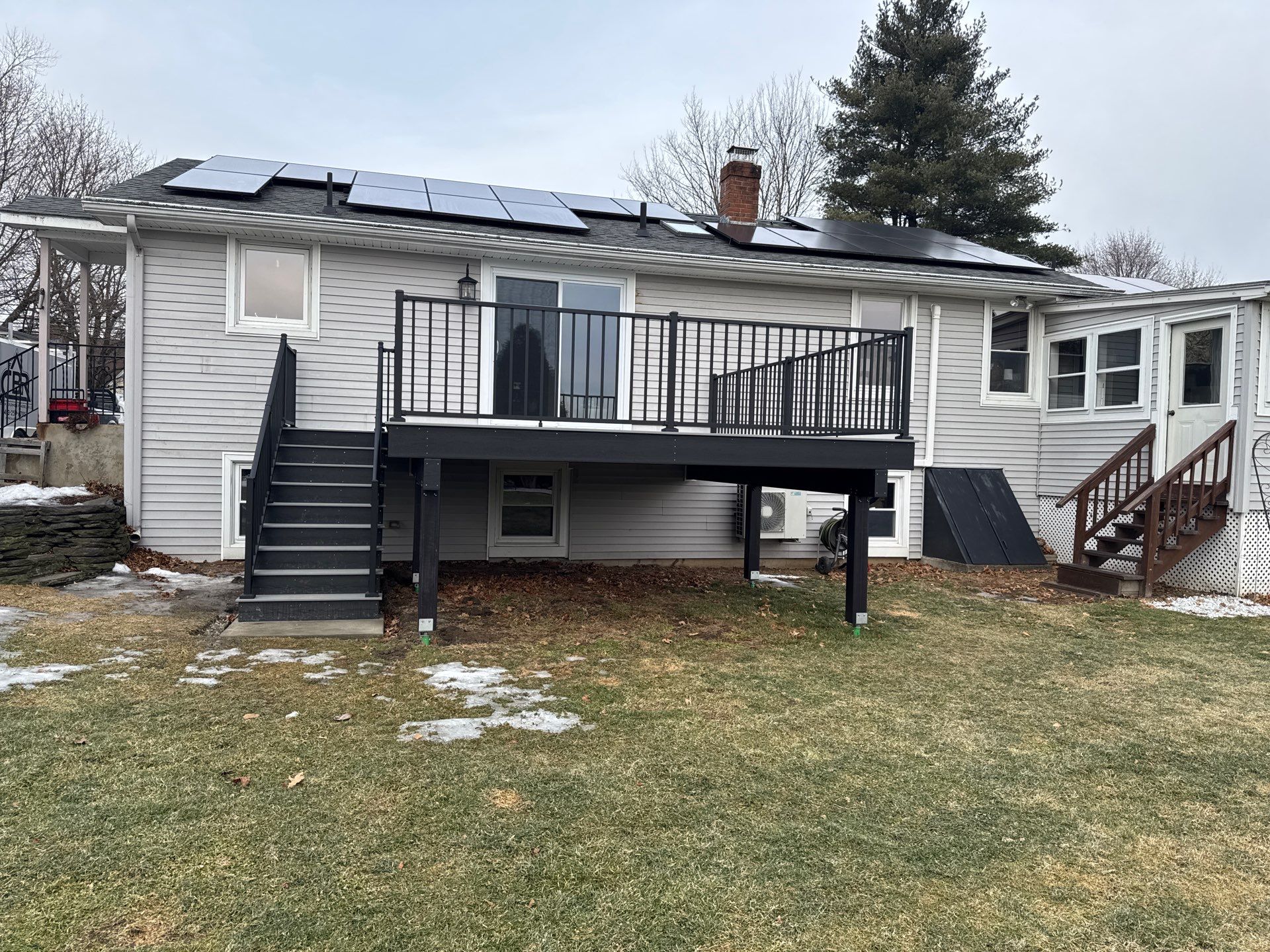 Kitchen Remodel & Deck Installation using Owen Corning Composite Framing Lumber by Chagnon Building & Remodeling LLC