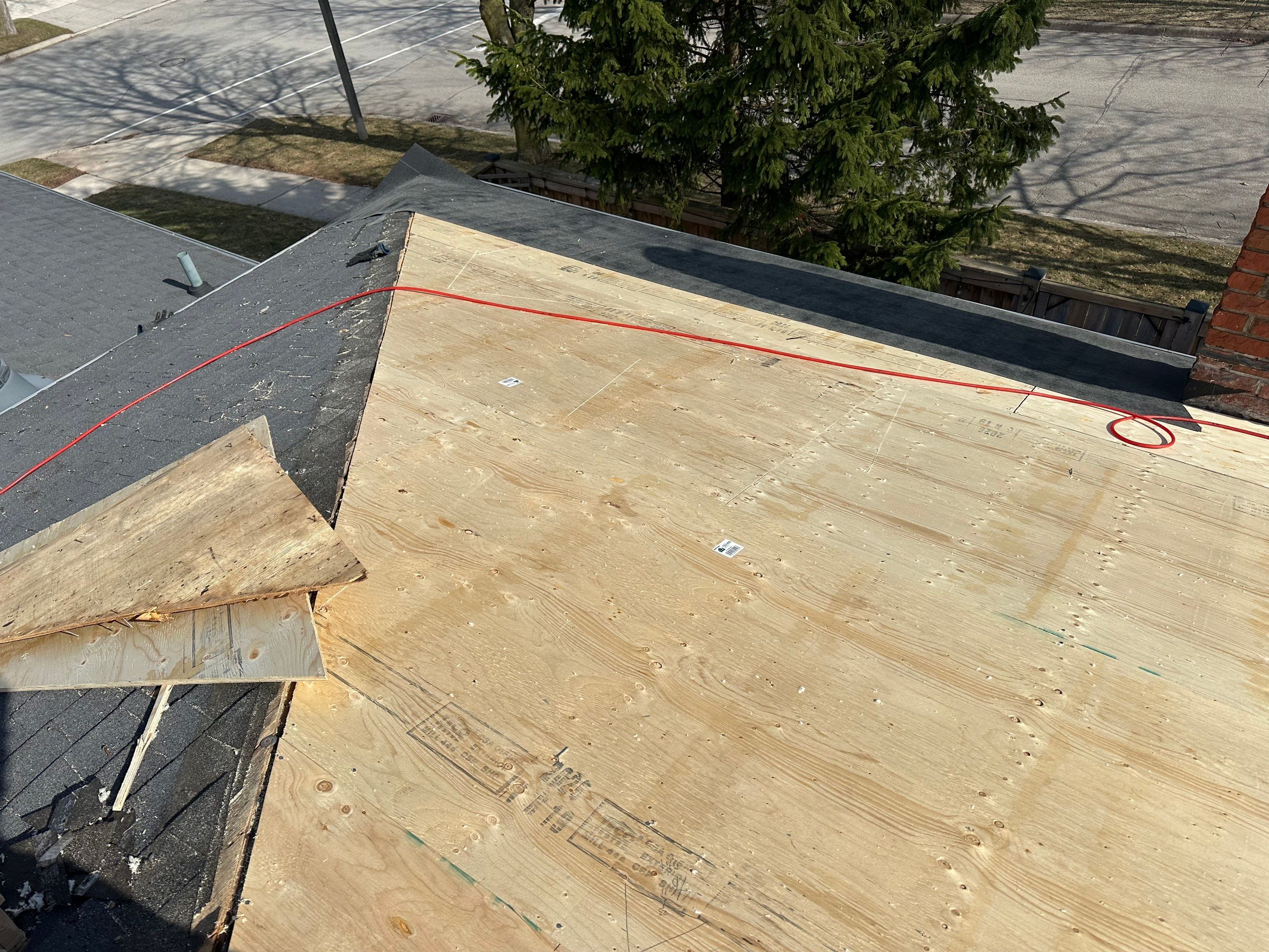 Project in Burlington by The Roofing Crew