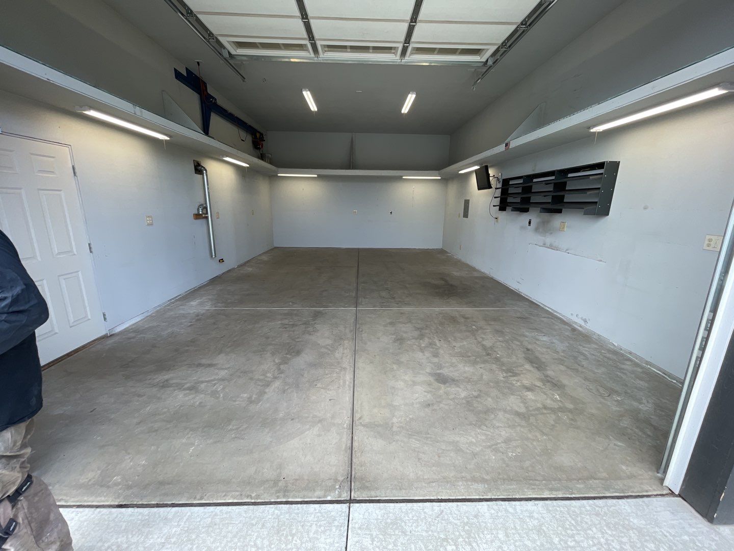 Garage Transformation using Slate Stone by Croc Coatings, LLC