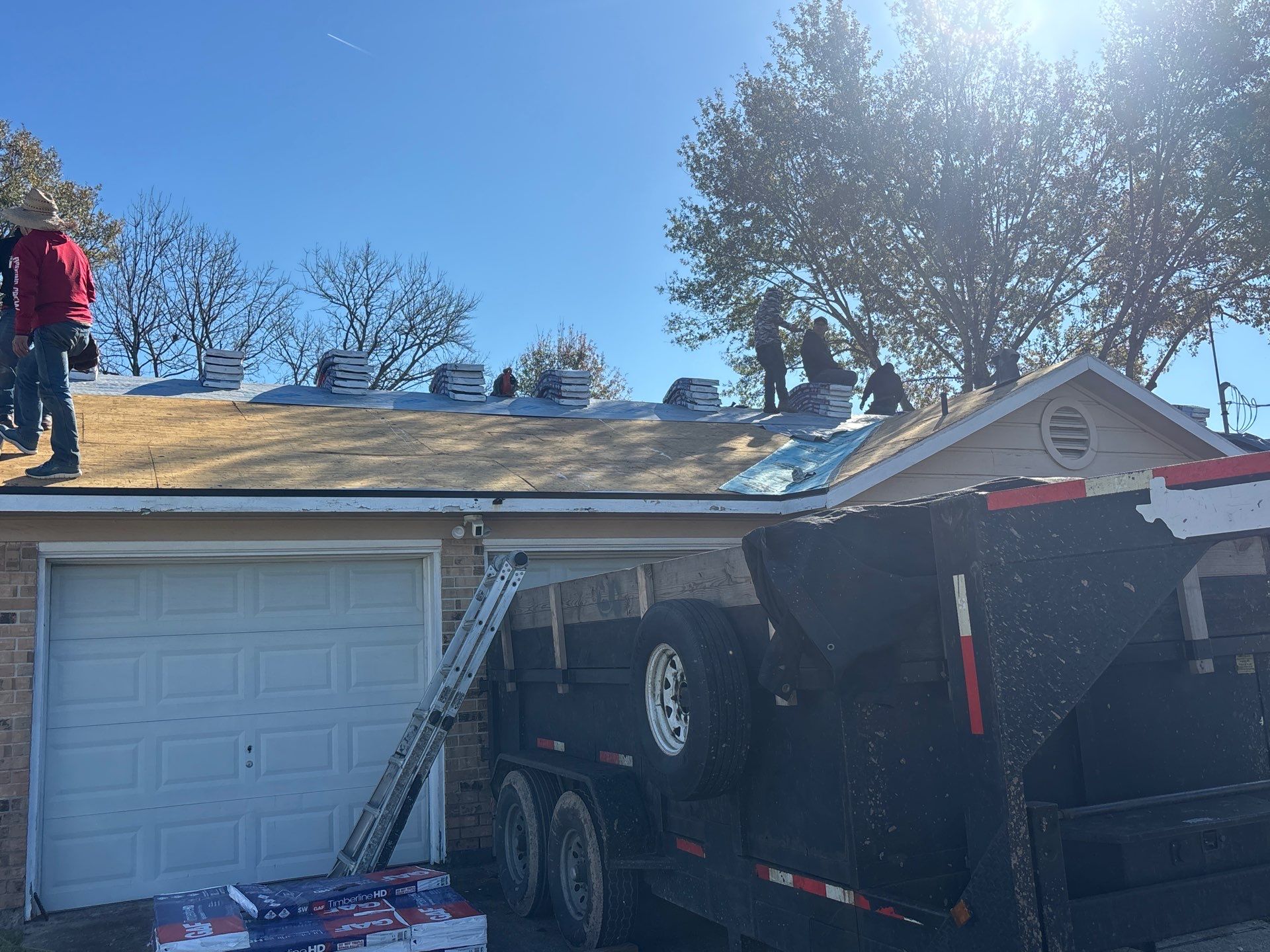 Residential Roof Replacement using GAF HDZ - Charcoal shingles by Elite Roofing LLC