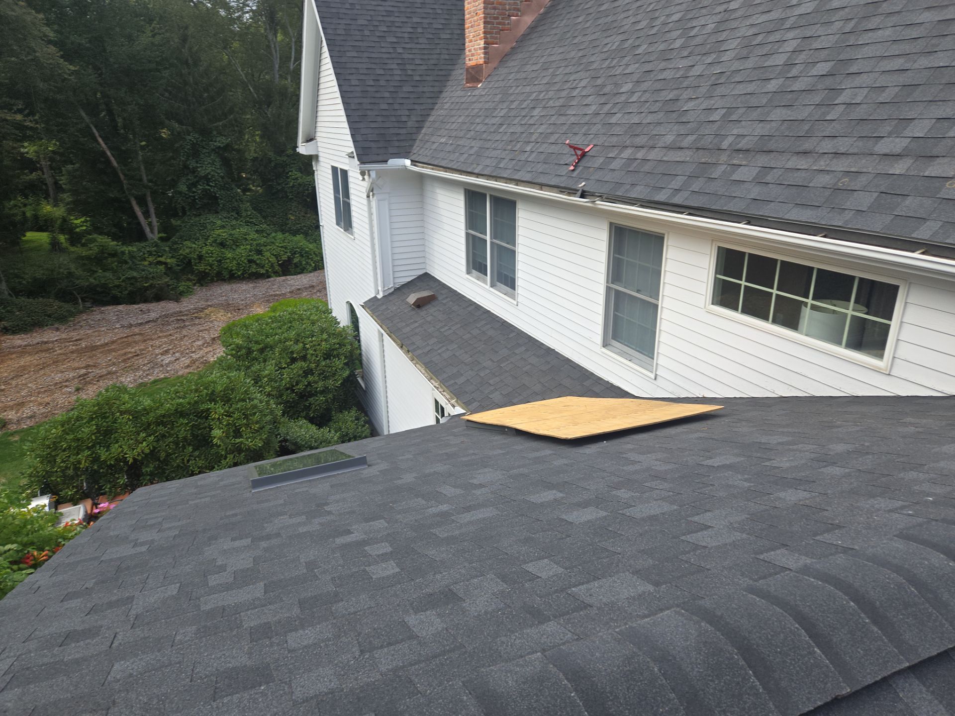 Residential Roofing Installation using Owens Corning TruDefinition Duration - Onyx Black by A Plus Exterior