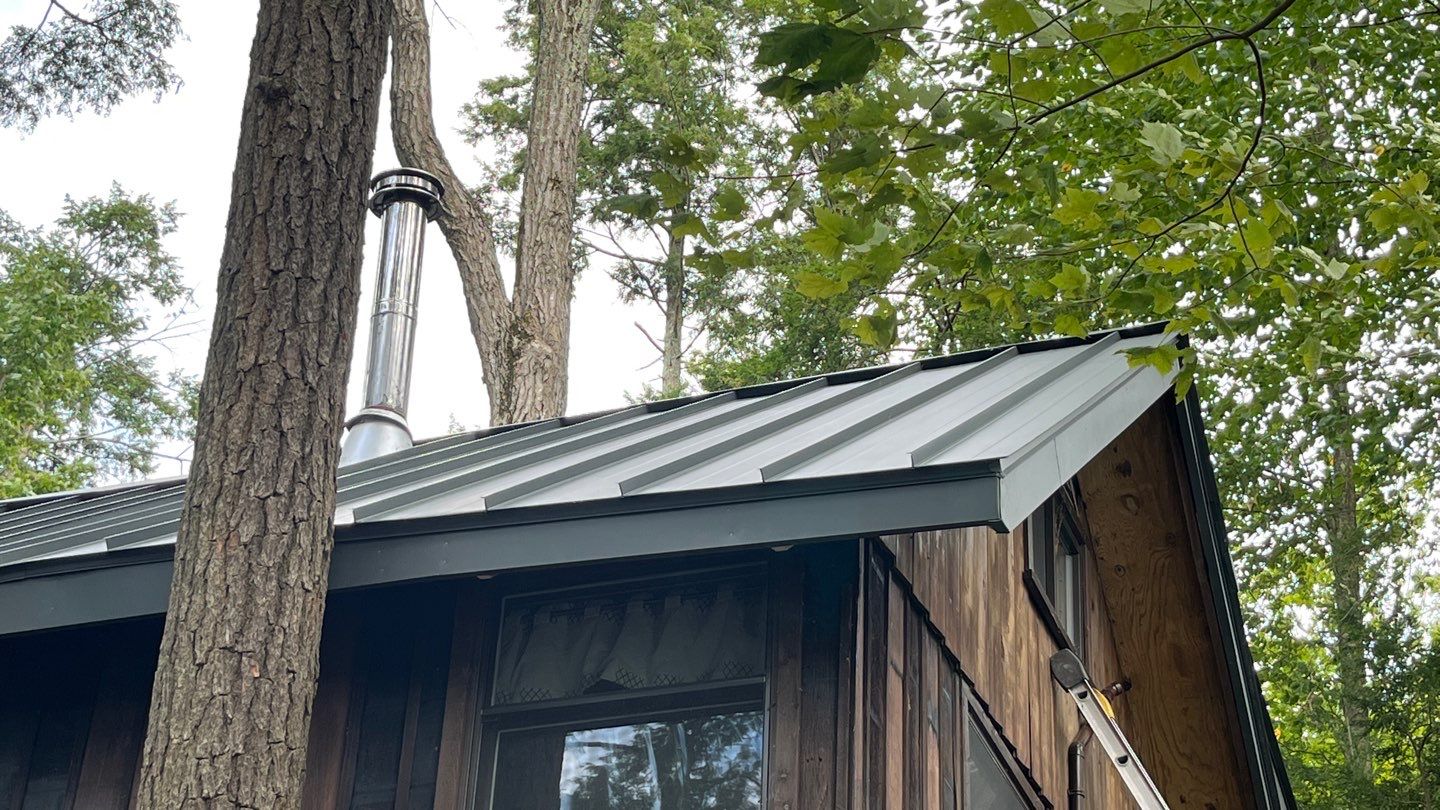 Standing Seam Metal Roof using Aluminum 032GA by CMNG LLC