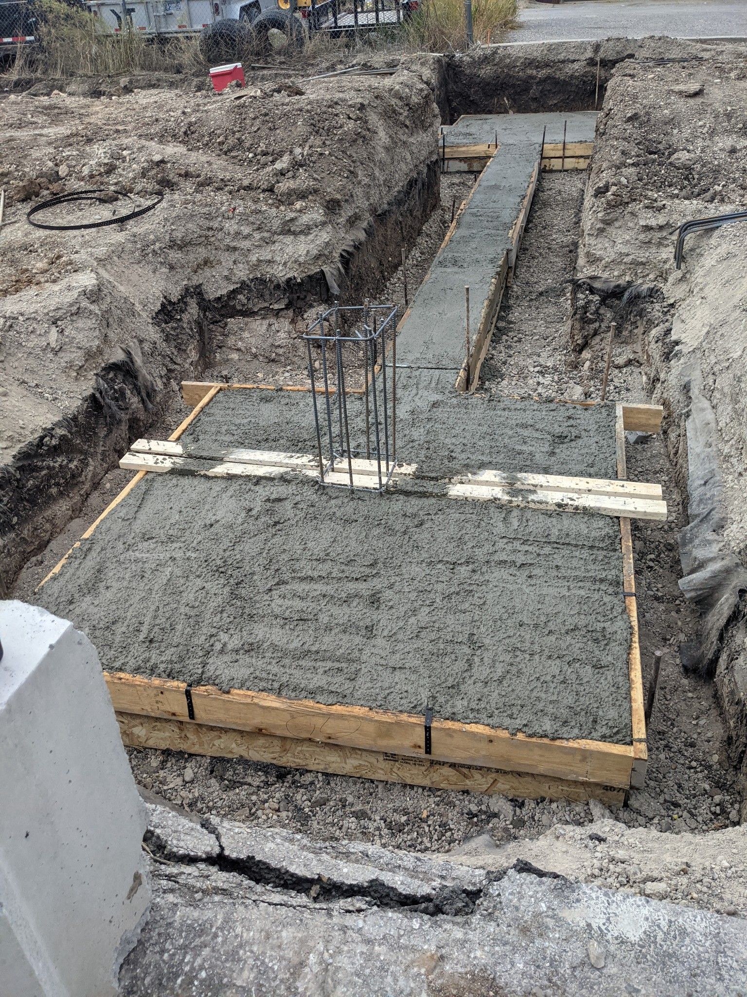 Foundation Building Material Slips by Blue Room Construction LLC