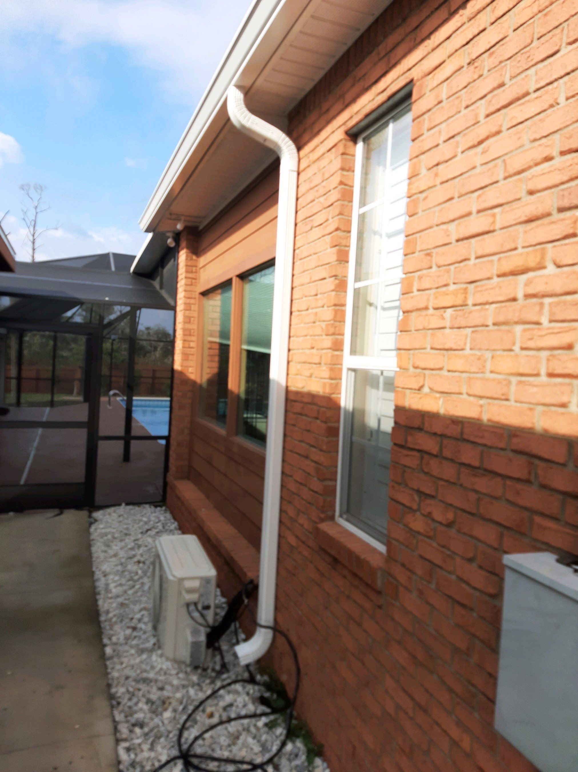 Gutter Installation using K-Style Seamless Gutters by Gutter Professors