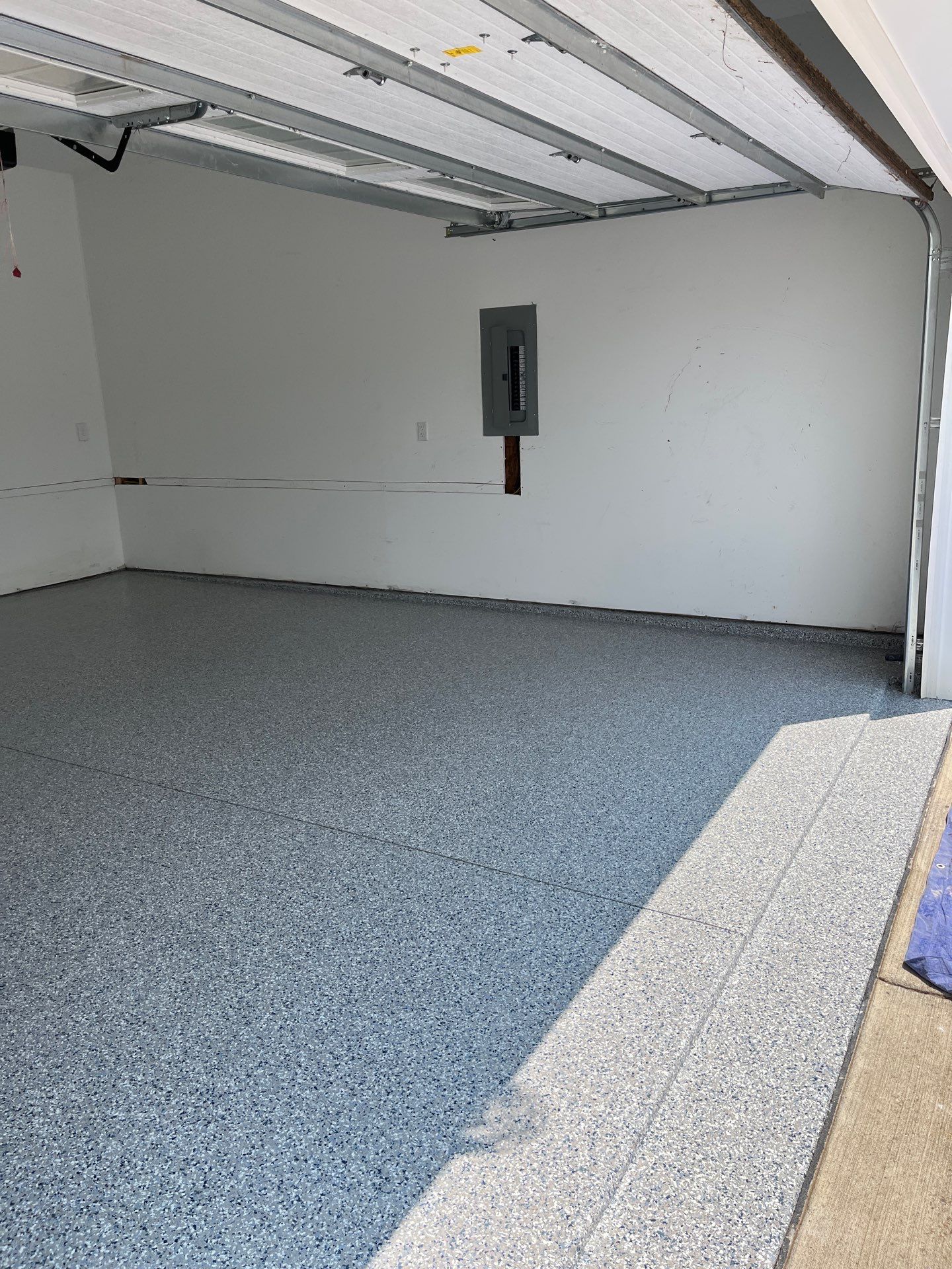 Garage Floor Coating using Stonewash by My Garage Floor Guys