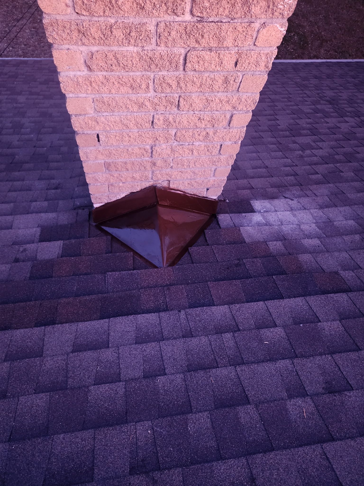 Structural and roof repairs with custom metal work by REPS Austin Area Roofer