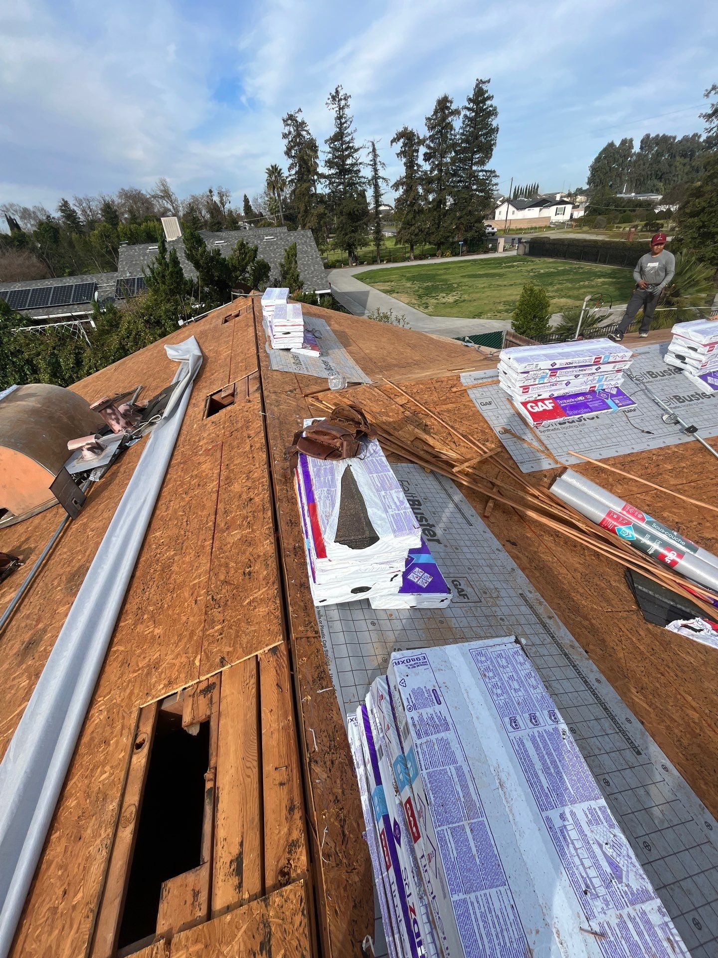 Roofing Installation + Solar Panel Handling + HVAC Corrections by Grandmark Service Company
