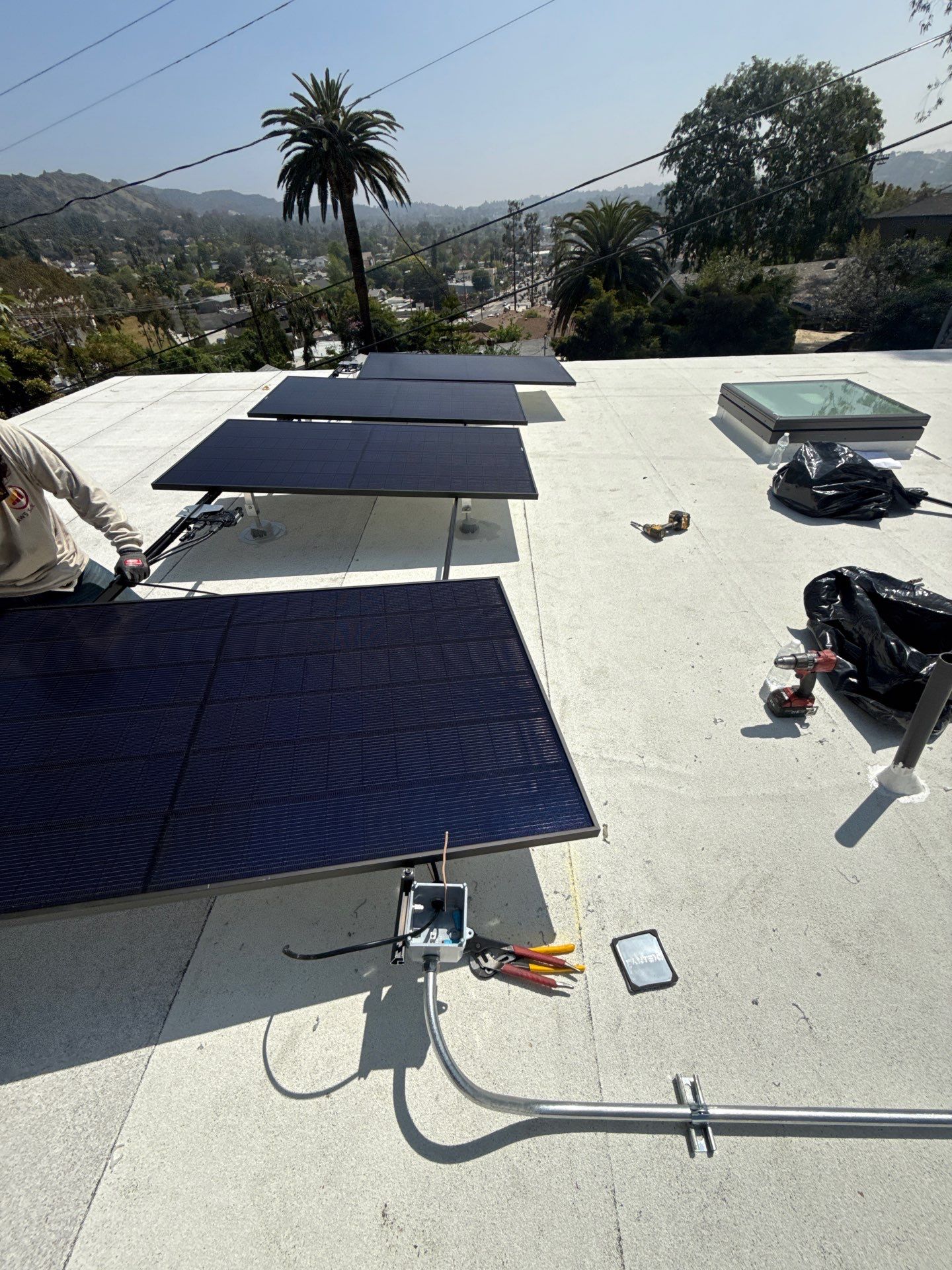 Residential Solar Panel Installation and Electrical Service Upgrade in Los Angeles by AWS Solar