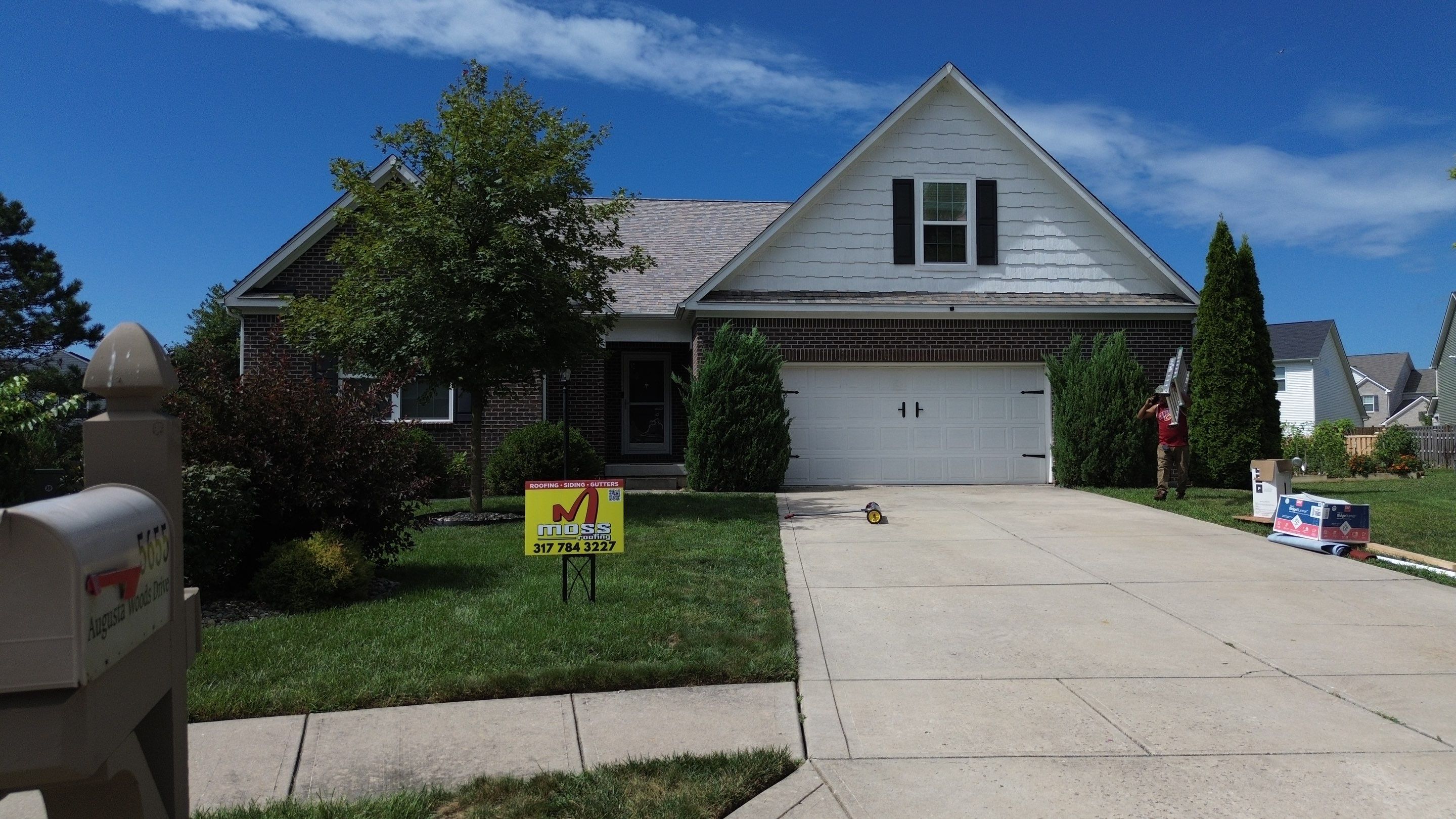 Project in Plainfield by Moss Roofing