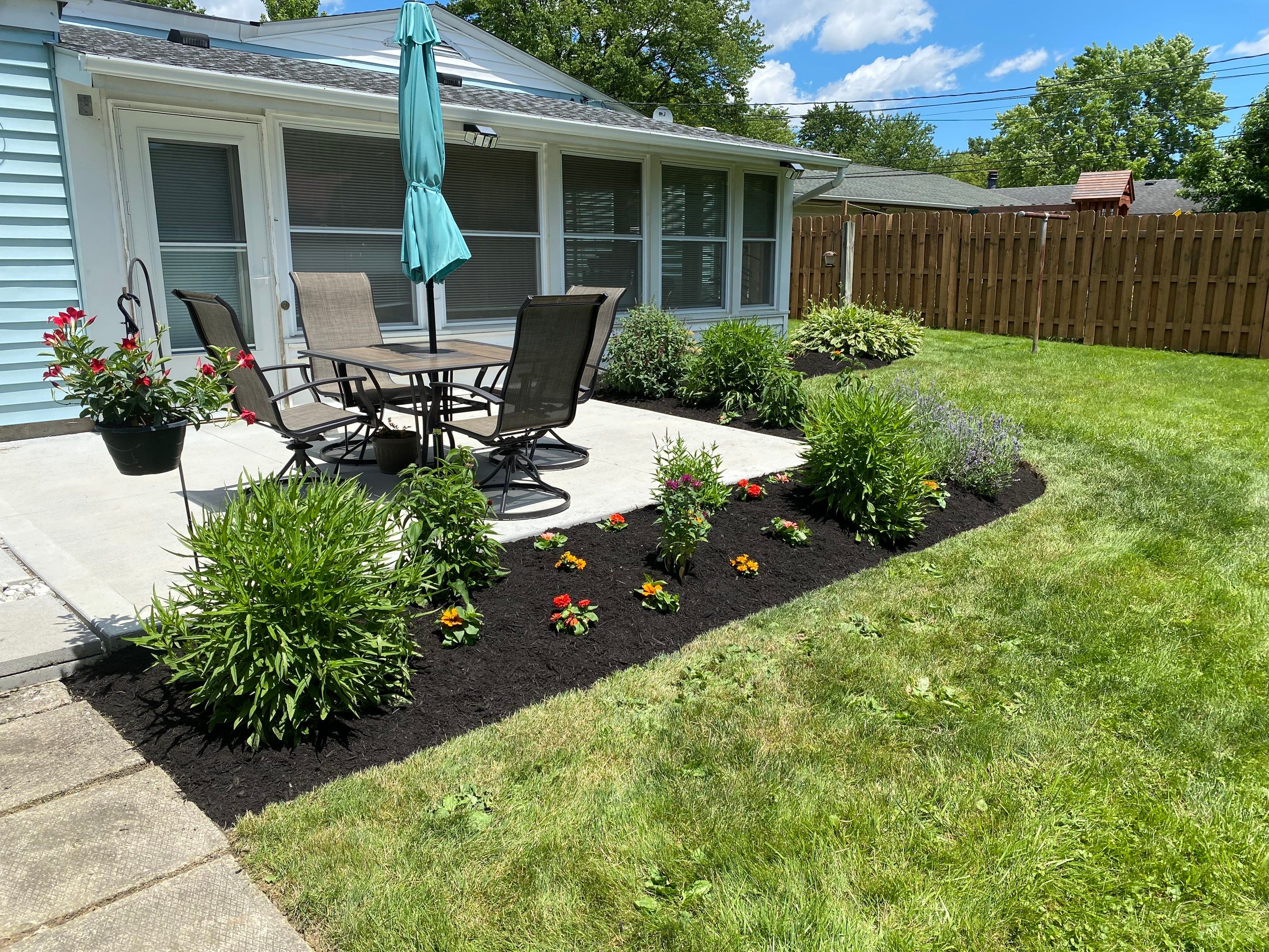 Grindstone Garden Install by Elm Rose Gardens