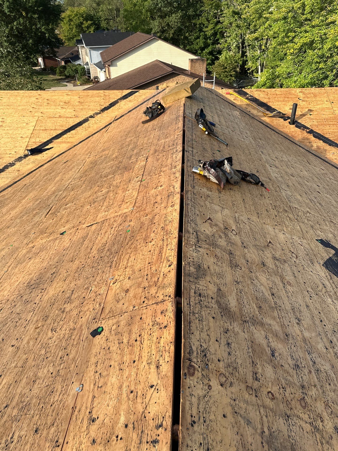 Residential Roofing Installation using GAF Timberline HDZ by Rainstoppers Roofing