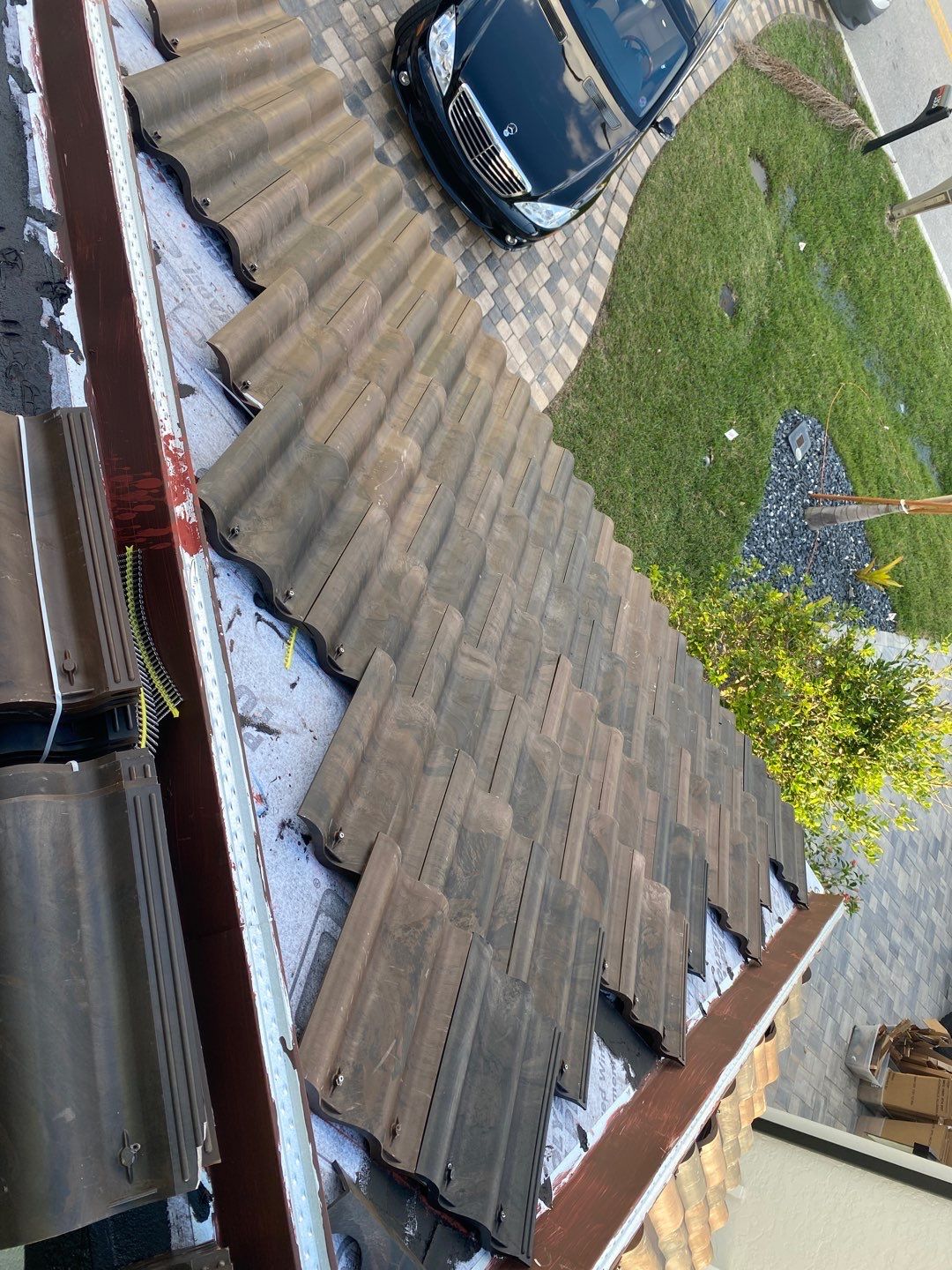 Residential Roofing Installation using Brava Spanish Tile in Punta Gorda, FL by International Roofing