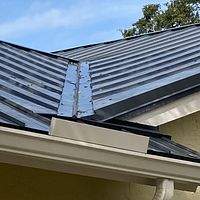 24ga 1" Nail-Strip Charcoal Gray by Total Roofing System The Metal Roof Experts