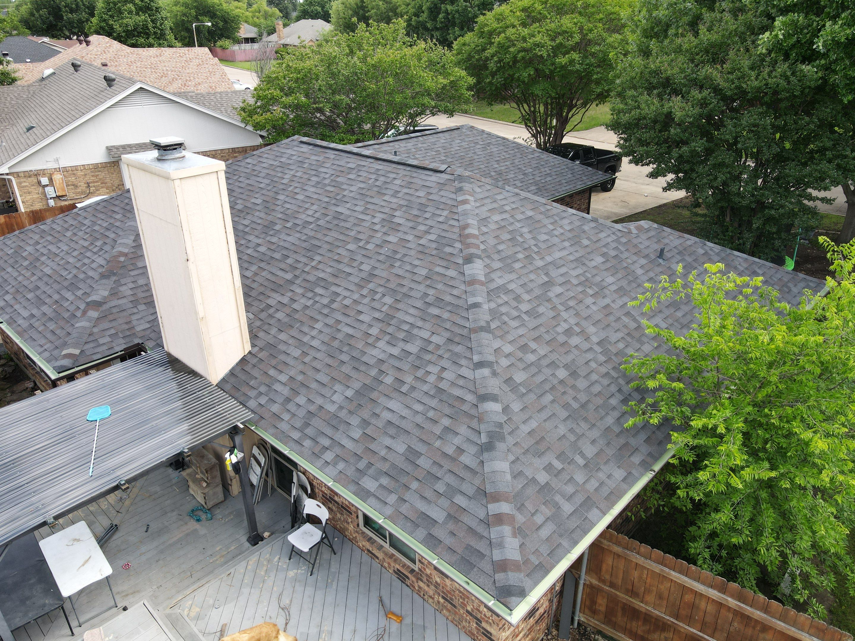 New Sky light/ New Roof/ Gutters and Fence Staining.  by Berry Good Roofing 