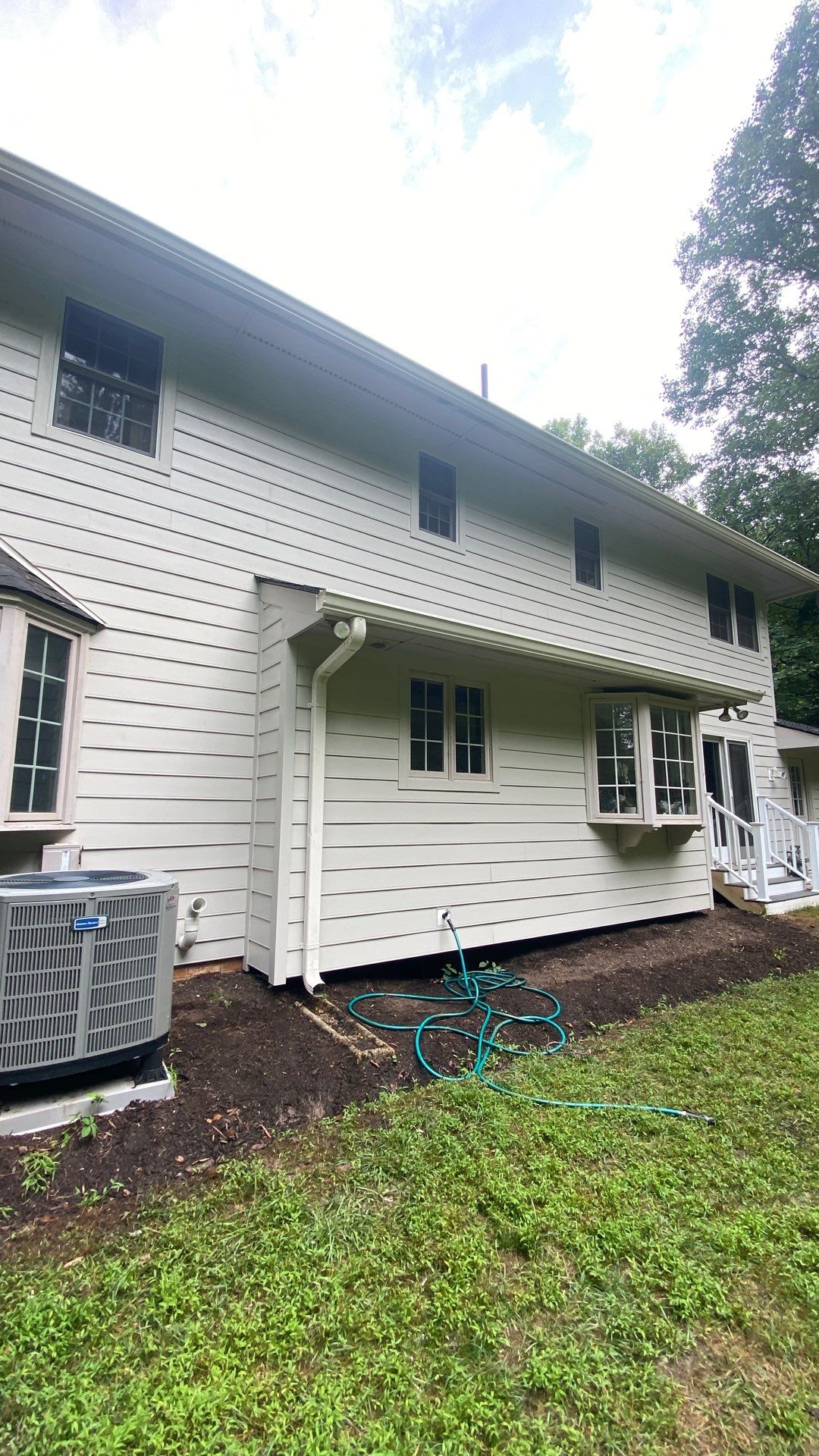 Great Falls: Siding Replacement with James Hardie Statement Beaded Plank in Cobblestone by RM Banning, Inc.