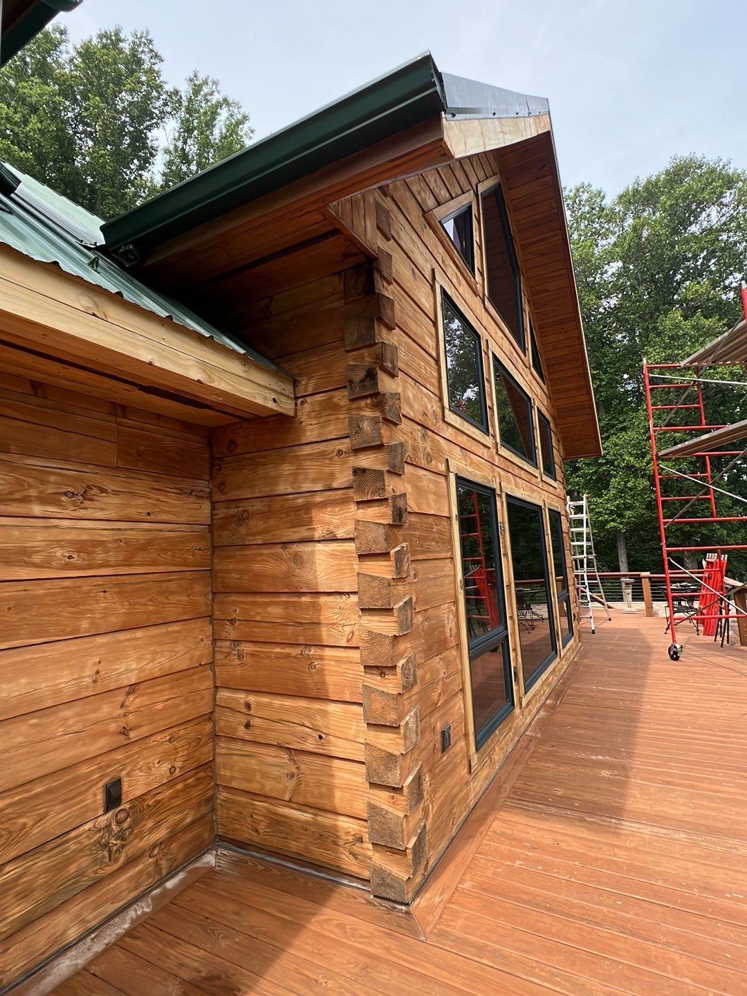 Cabin using Wood Sealant by DuraSeal
