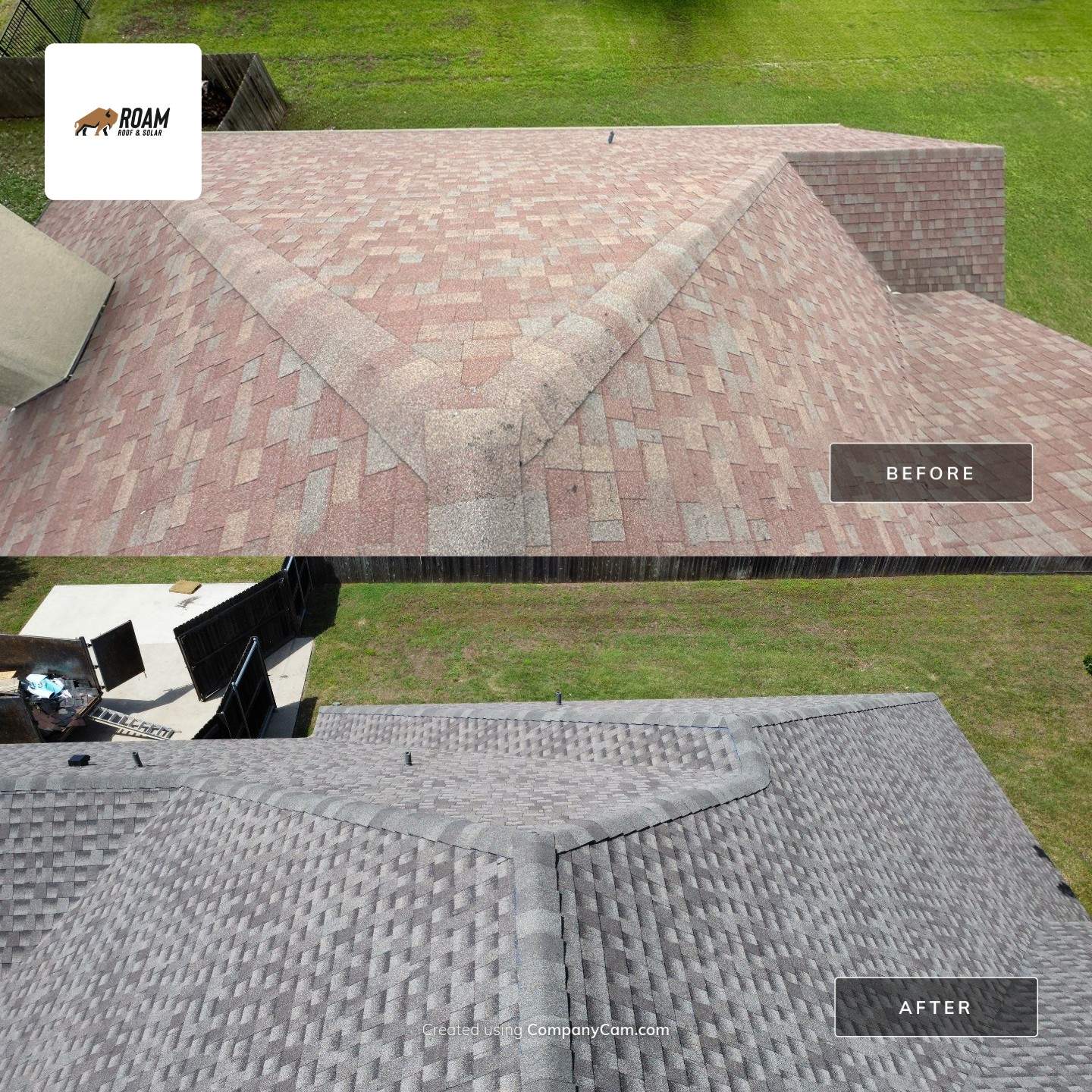 Roof Replacement in Salado, TX by ROAM Roof & Solar