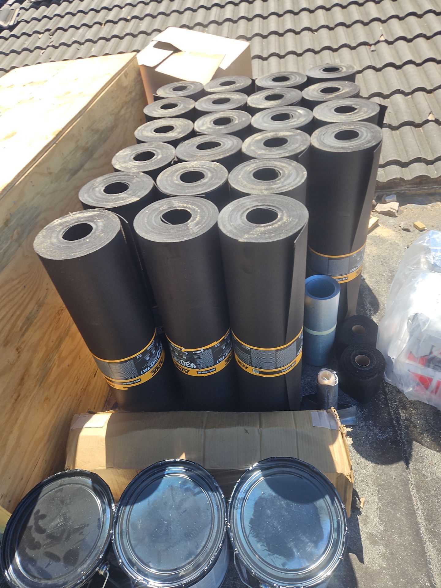 Residential Roofing Installation using 1" Nail strip metal roof by BLUES BROTHERS ROOFING