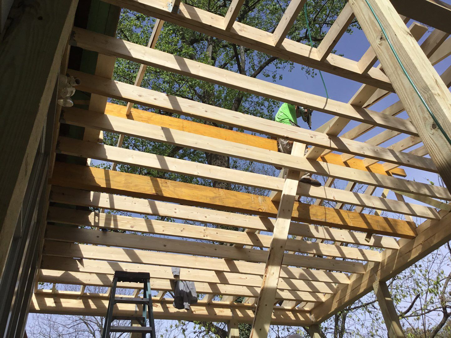 Custom Screened Porch Addition with Vaulted Wood Ceiling in Atlanta by Swift Home Renovations