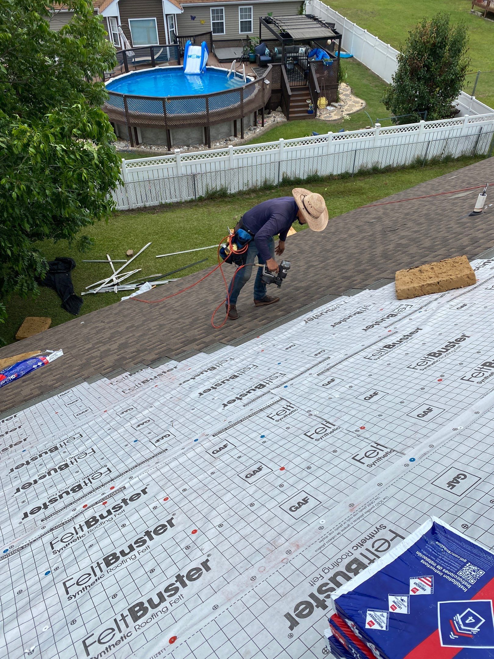 Roof Replacement - GAF Timberline HDZ Barkwood  by Pro Performance Roofing