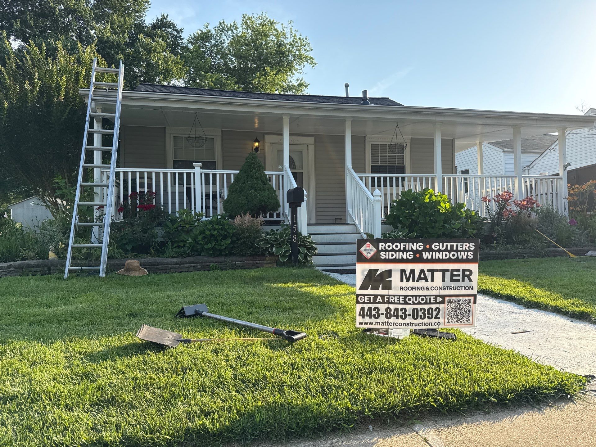 Residential Roofing Installation using GAF Timberline HDZ by Matter Roofing & Construction