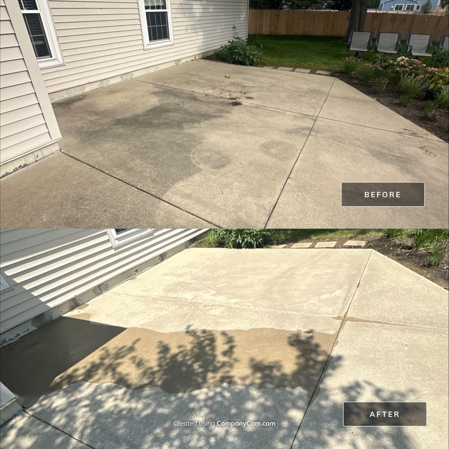 Project in Vernon Hills by Simmons Power & Soft Washing