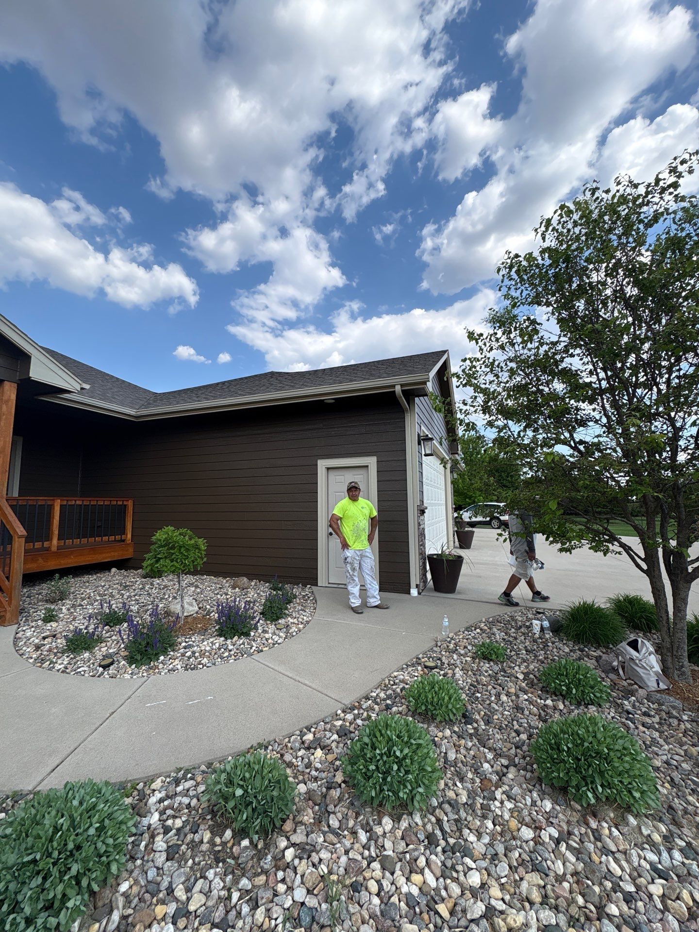 Residential Exterior Siding and Fascia Painting in Harrisburg by Select Painting, Coatings & Garage Cabinets