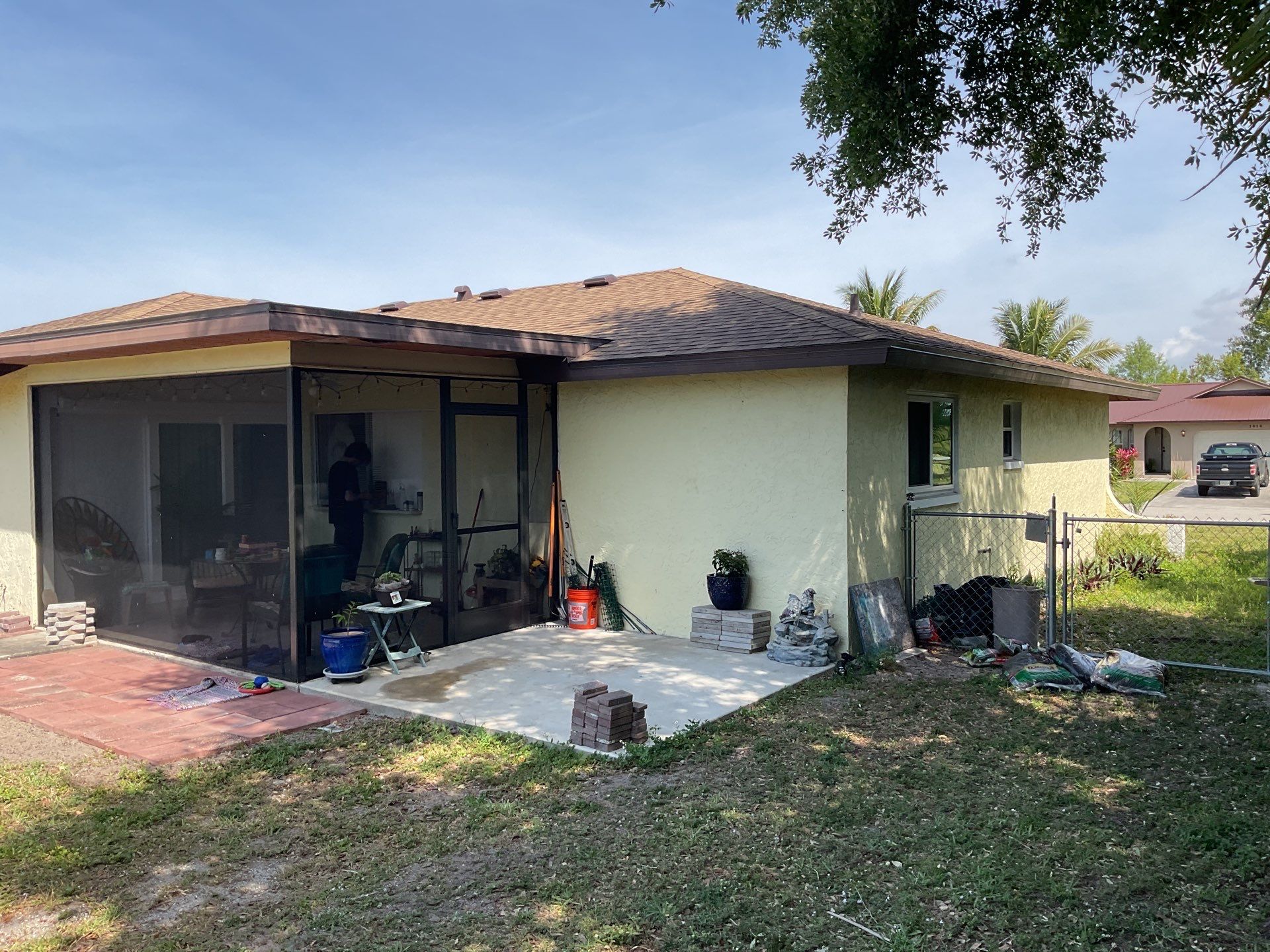 Musket Brown Seamless Gutters using 6 Inch Seamless Gutters in Cape Coral FL by Gutter Professors