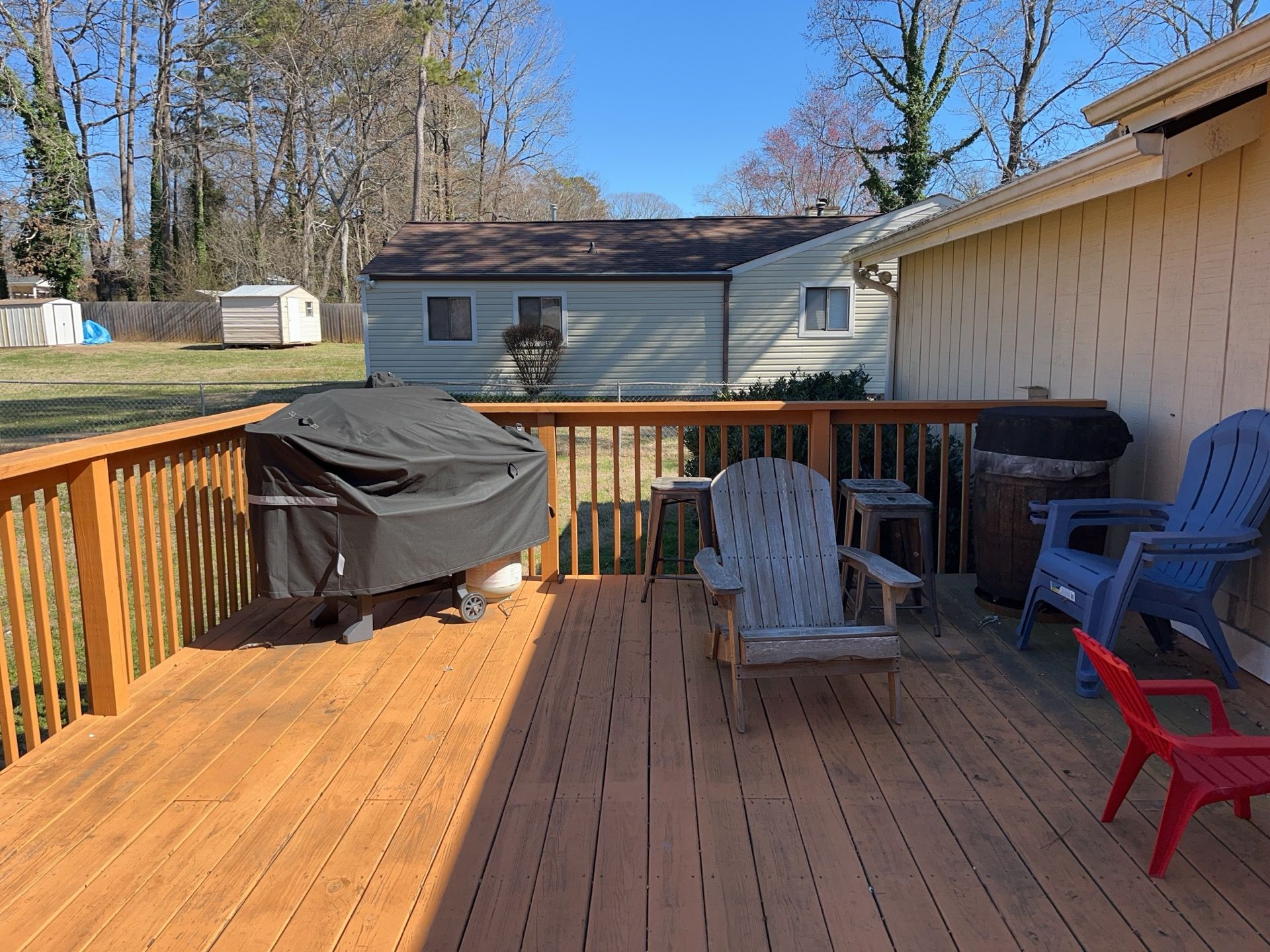 Marietta, GA Rotten Wood Replacement, Exterior Paint, and Deck Stain  by Nelson Exteriors 