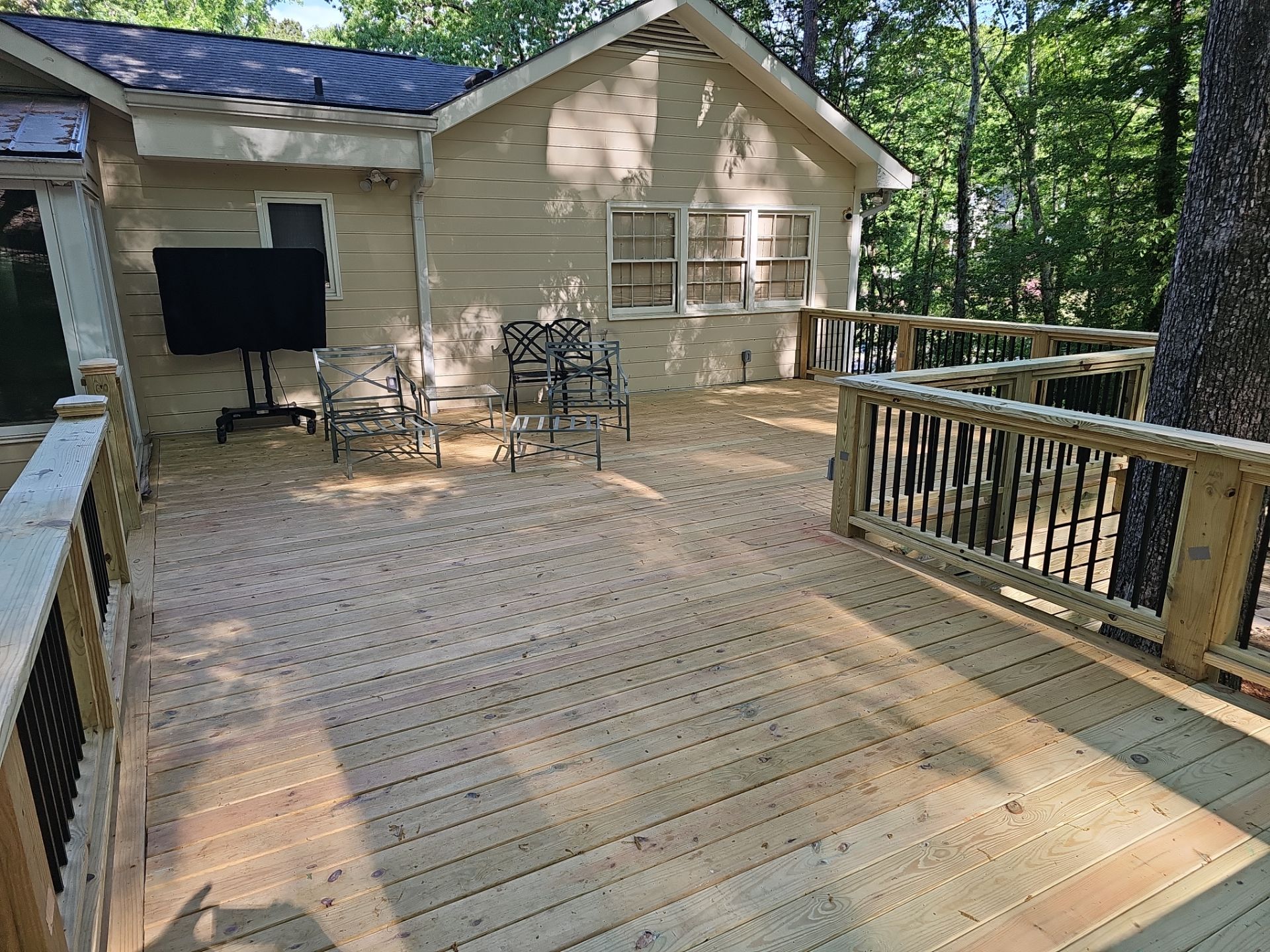 New Deck Construction & Site Improvements by Billy Weatherspoon Contractor