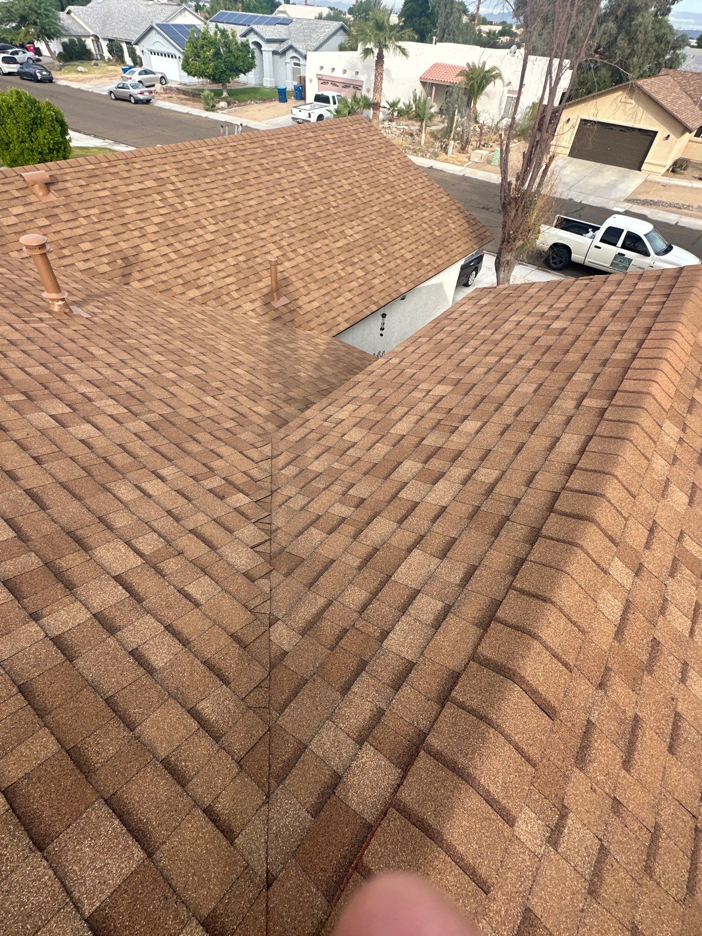 Desert Tan Shingles by Reimagine Roofing