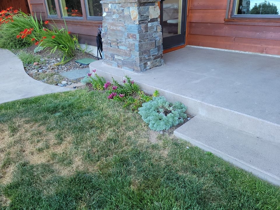 Patio and Walkway using Pecan and the Penntek Evolution Flooring System by Croc Coatings, LLC