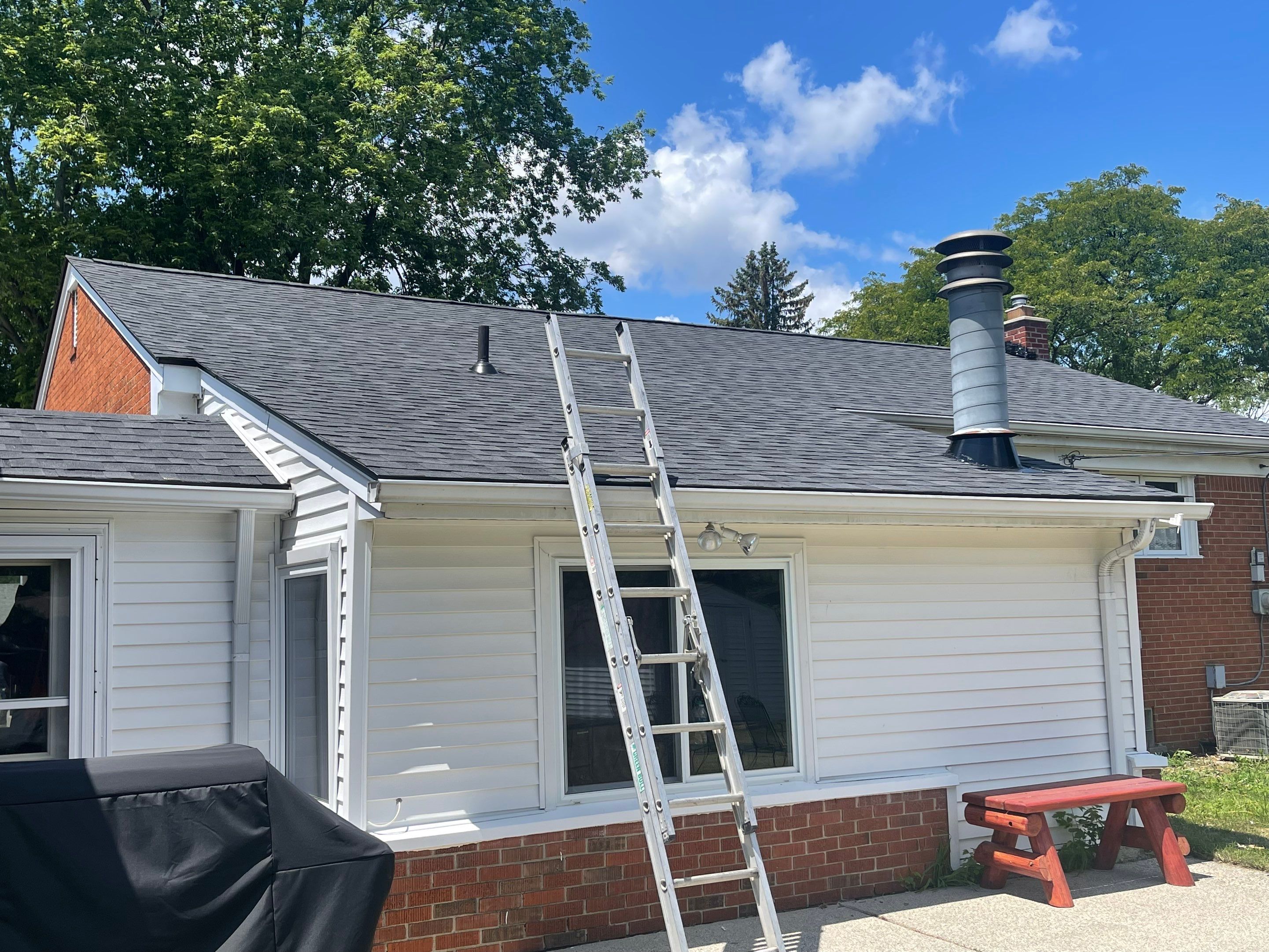 Residential Roofing Installation using IKO Dual Black by JNR Roofing LLC