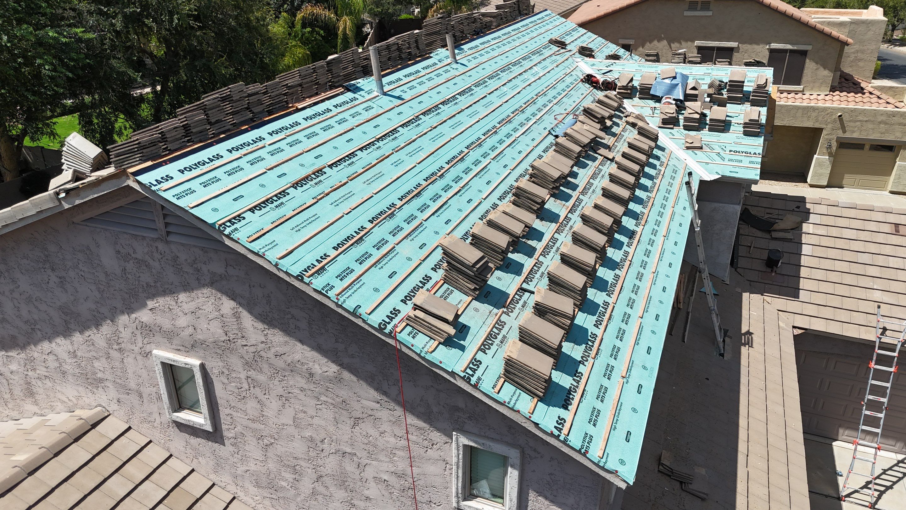Project in Queen Creek, AZ by Saint Roofing