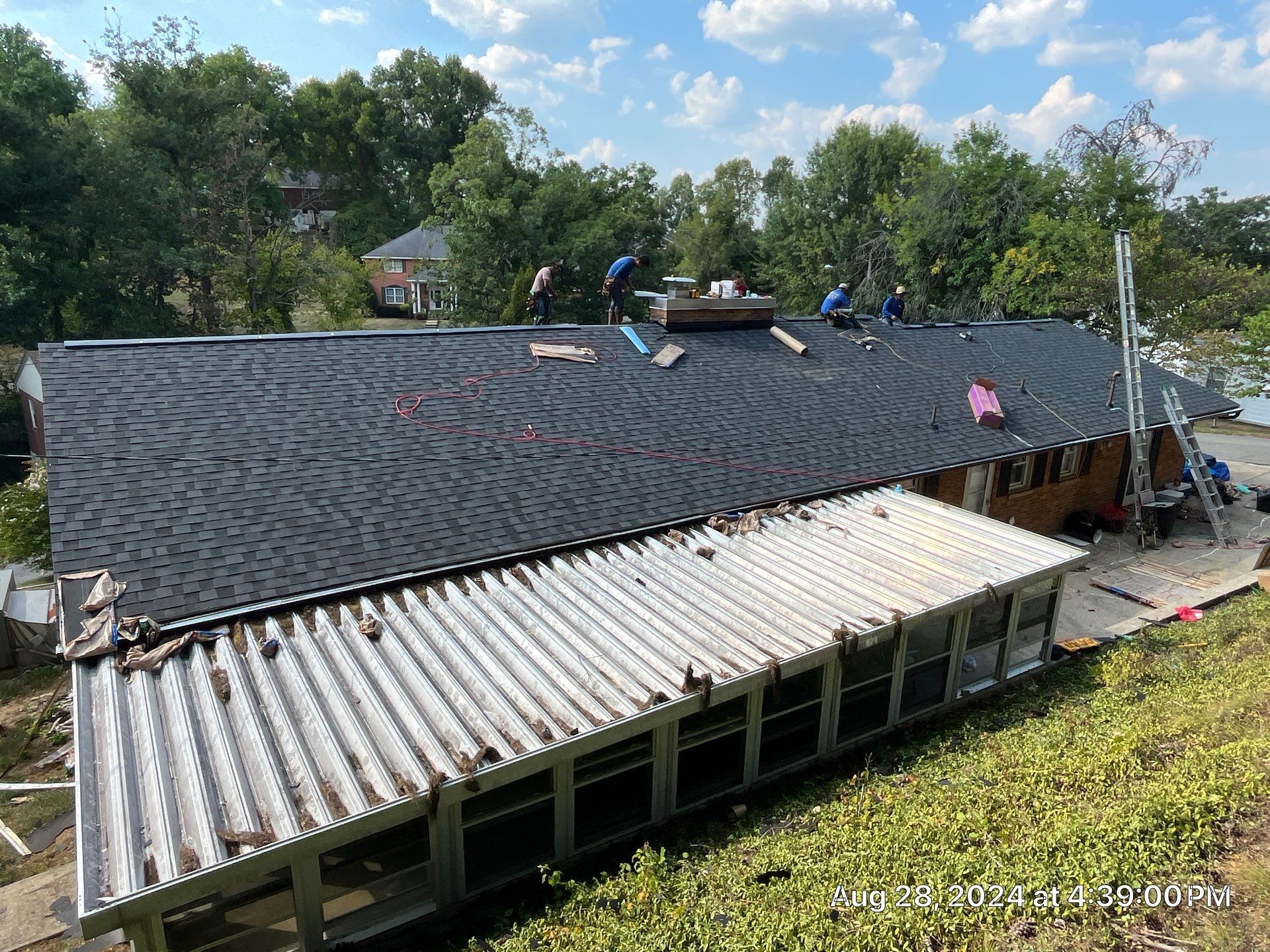 Residential Roofing Installation using Certainteed Landmark Pro Shingles by Fahey Roofing + Contracting