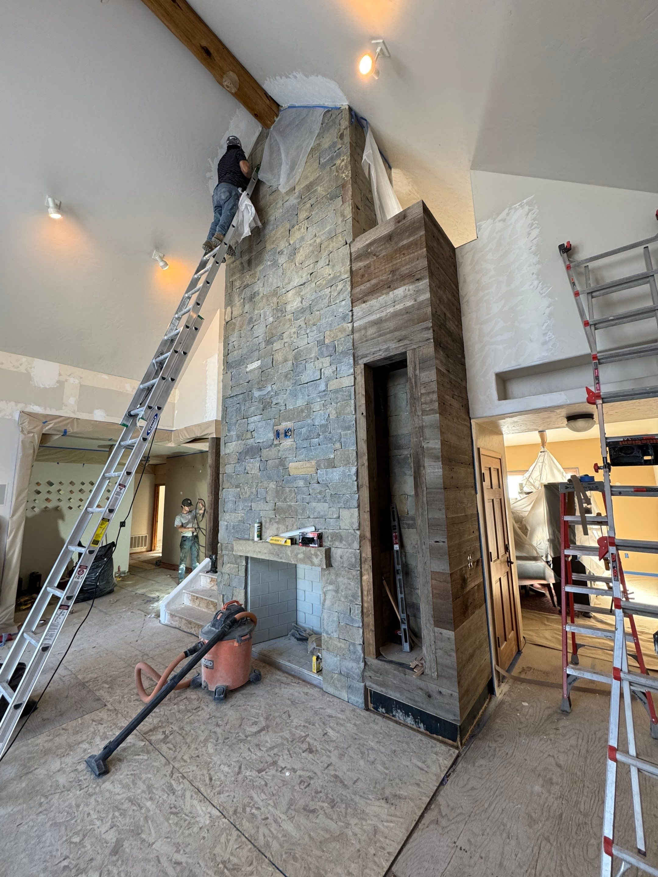 Renovation Project in Big Sky by Blue Room Construction LLC