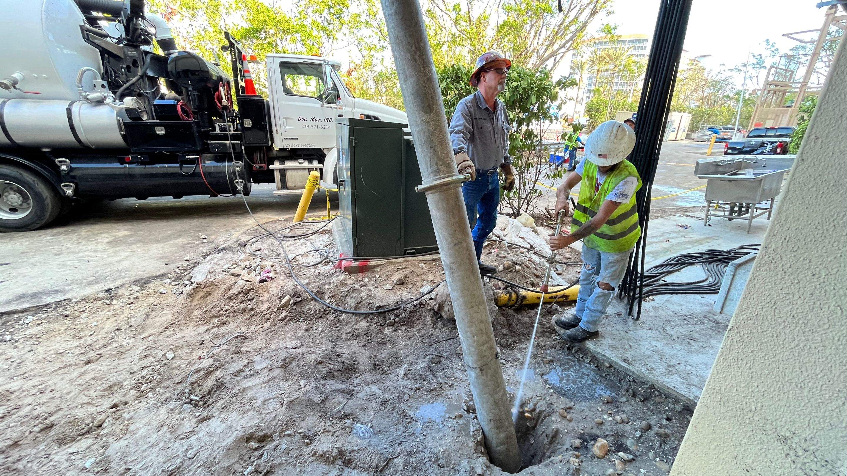 Ritz-Carlton North Service Road Daylighting by Don Mar, Inc. Storm Water Solutions