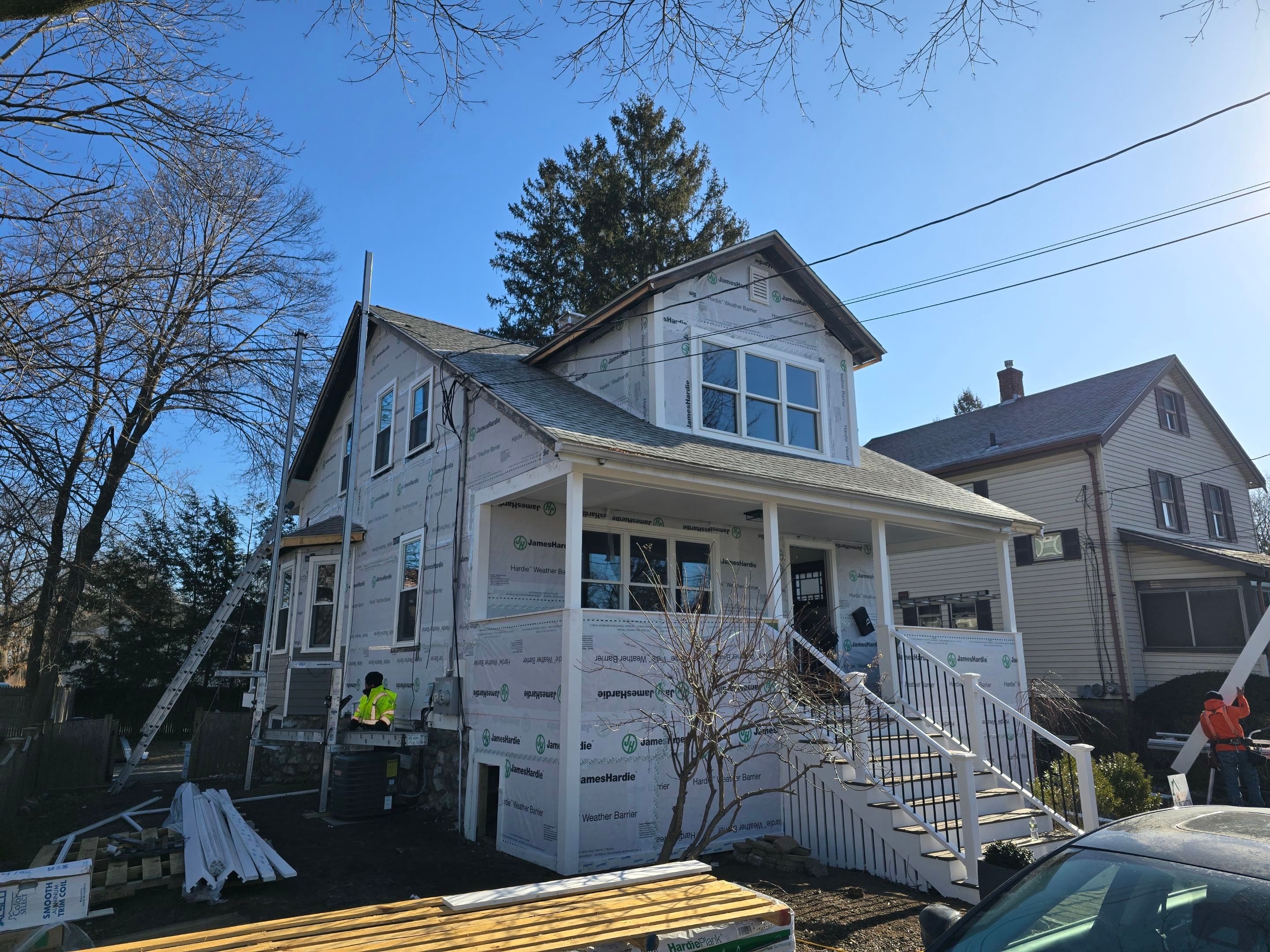 Complete exterior renovation in Norwood, MA by UBrothers Construction