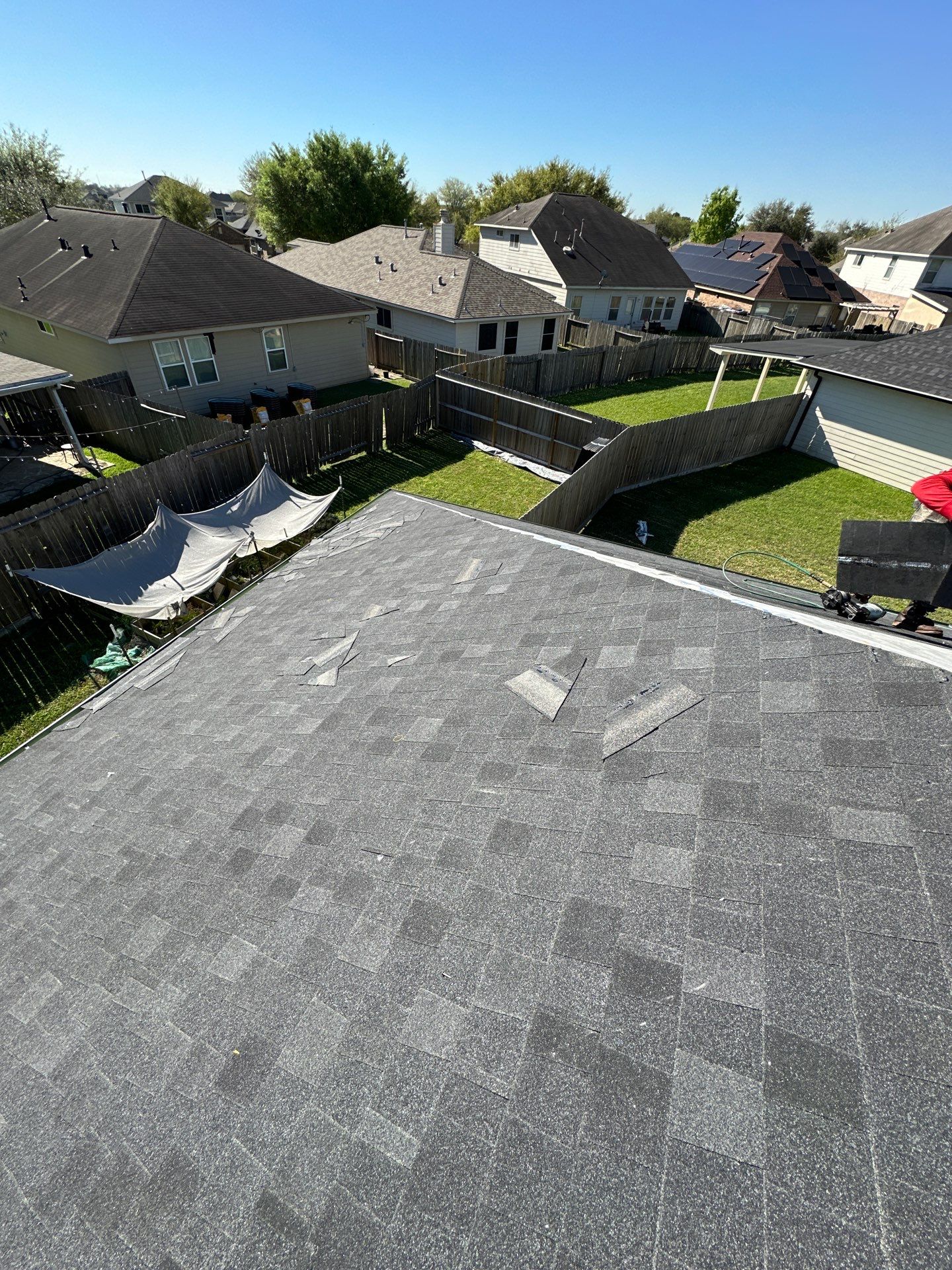 Project in Houston by Motion Roofing